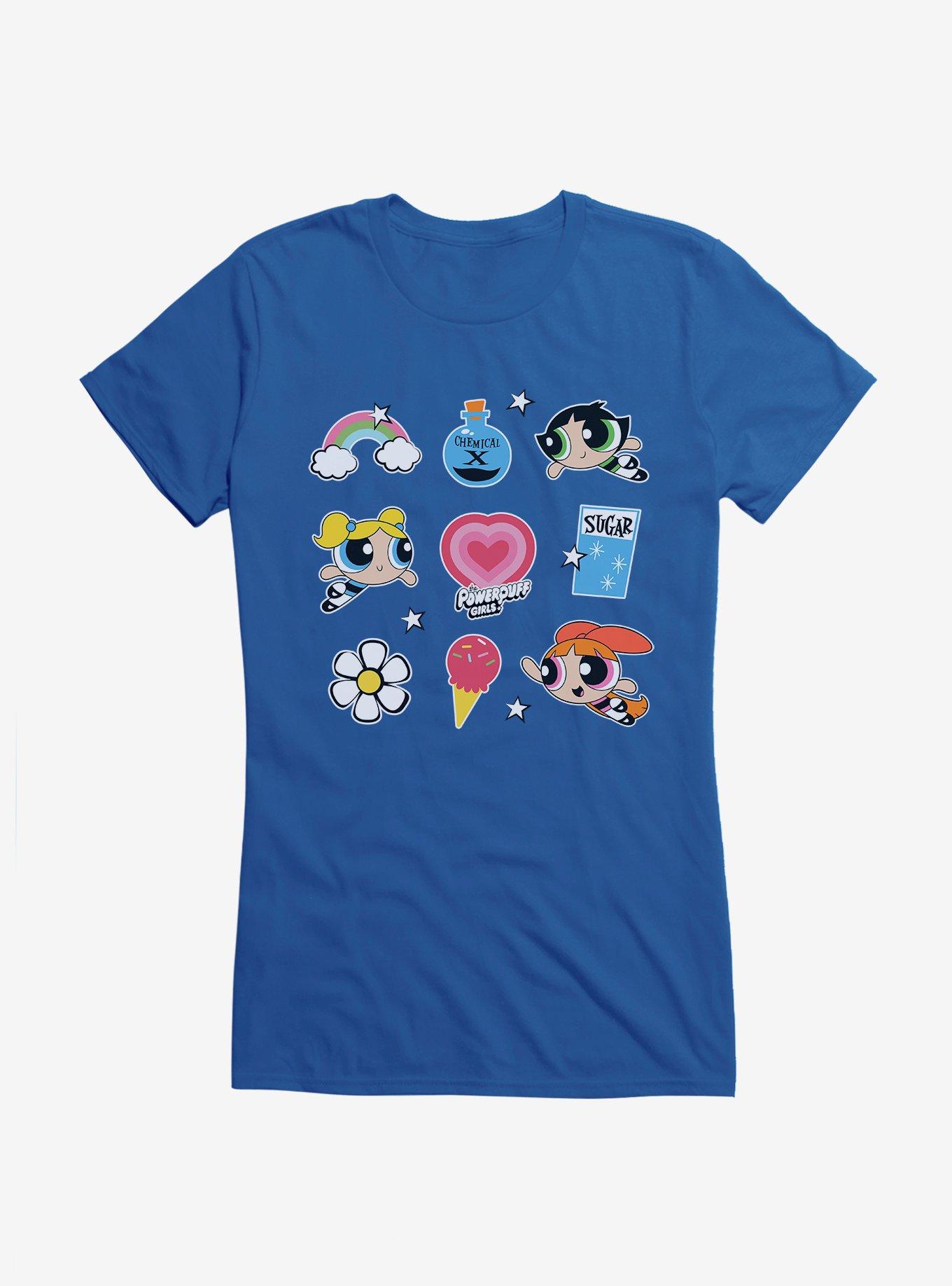 Powerpuff Girls Textbook Ingredients Girls T-Shirt