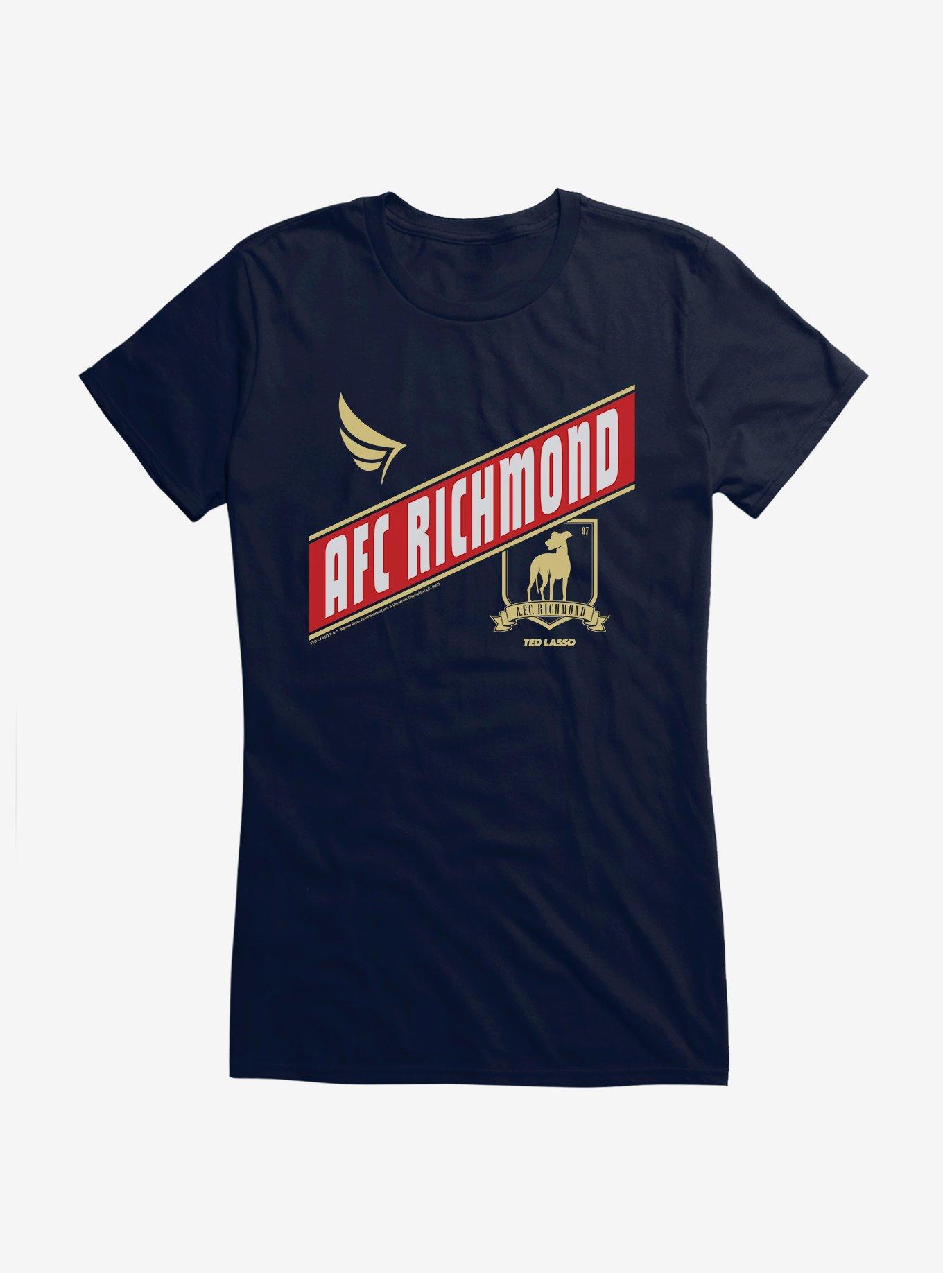 Ted Lasso AFC Richmond Banner Girls T-Shirt, NAVY, hi-res