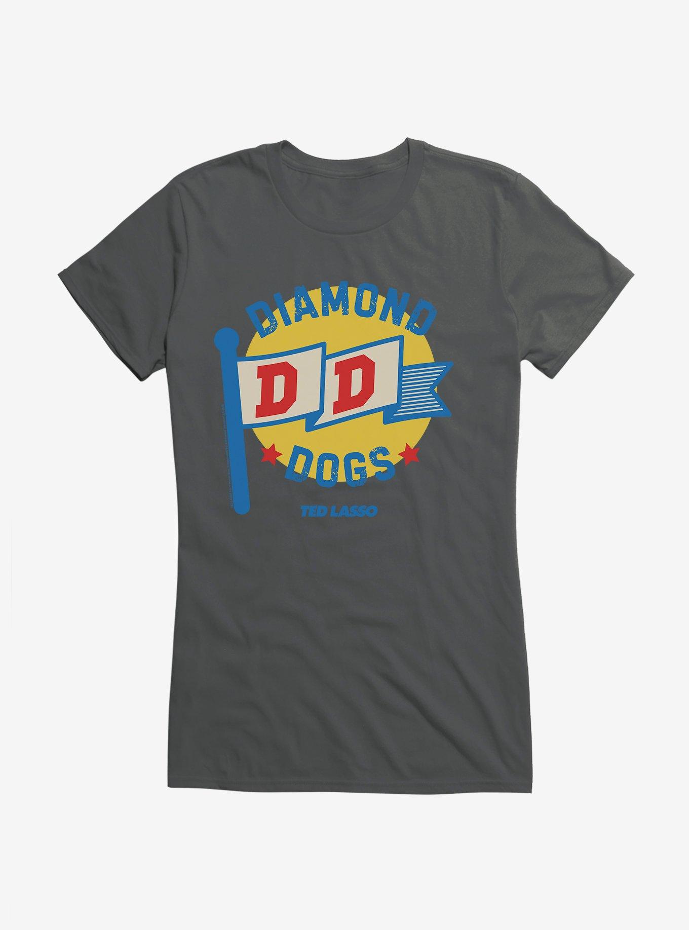 Ted Lasso Diamond Dogs Girls T-Shirt, CHARCOAL, hi-res