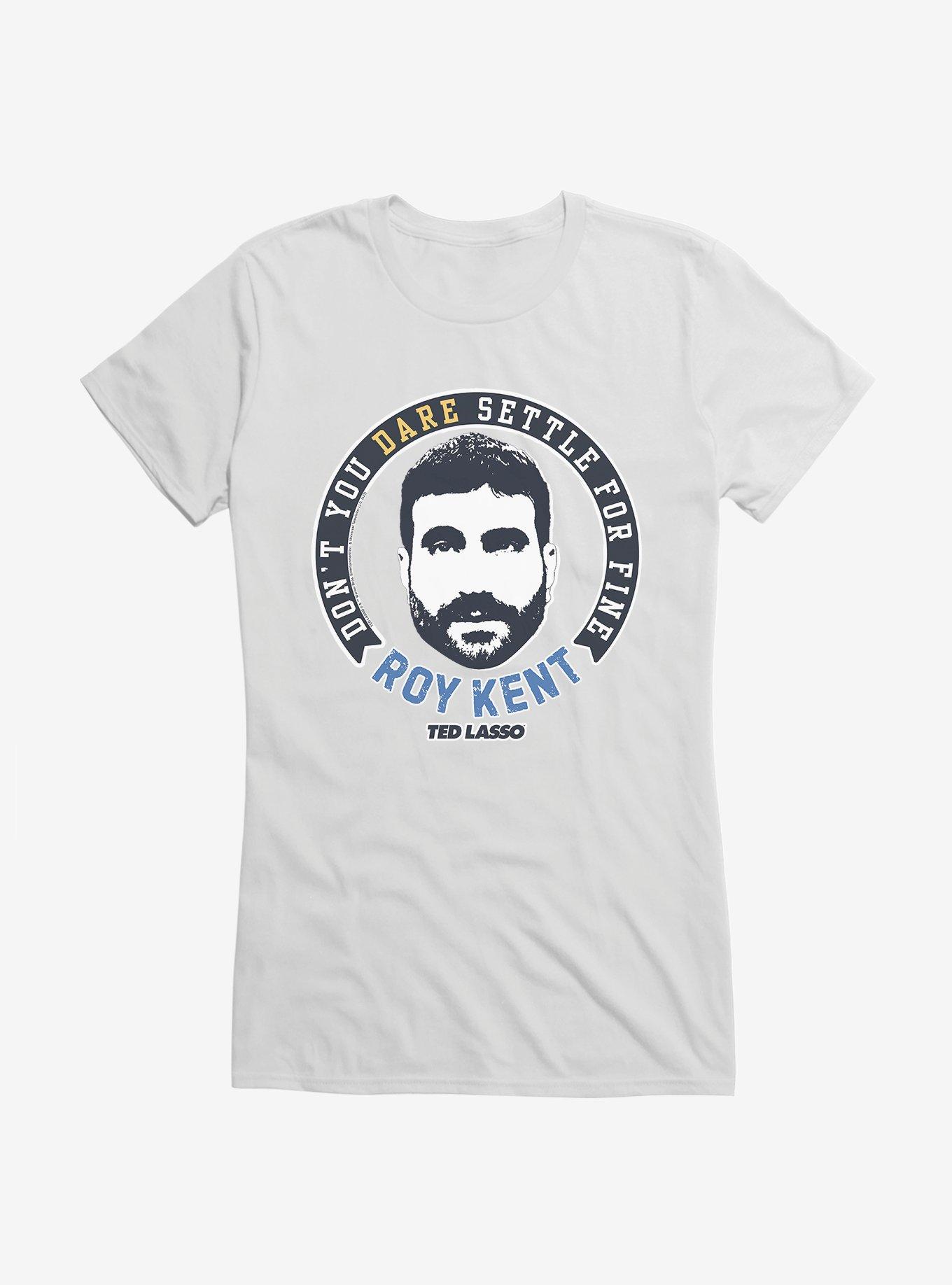 Ted Lasso Don't You Dare Roy Kent Girls T-Shirt, WHITE, hi-res