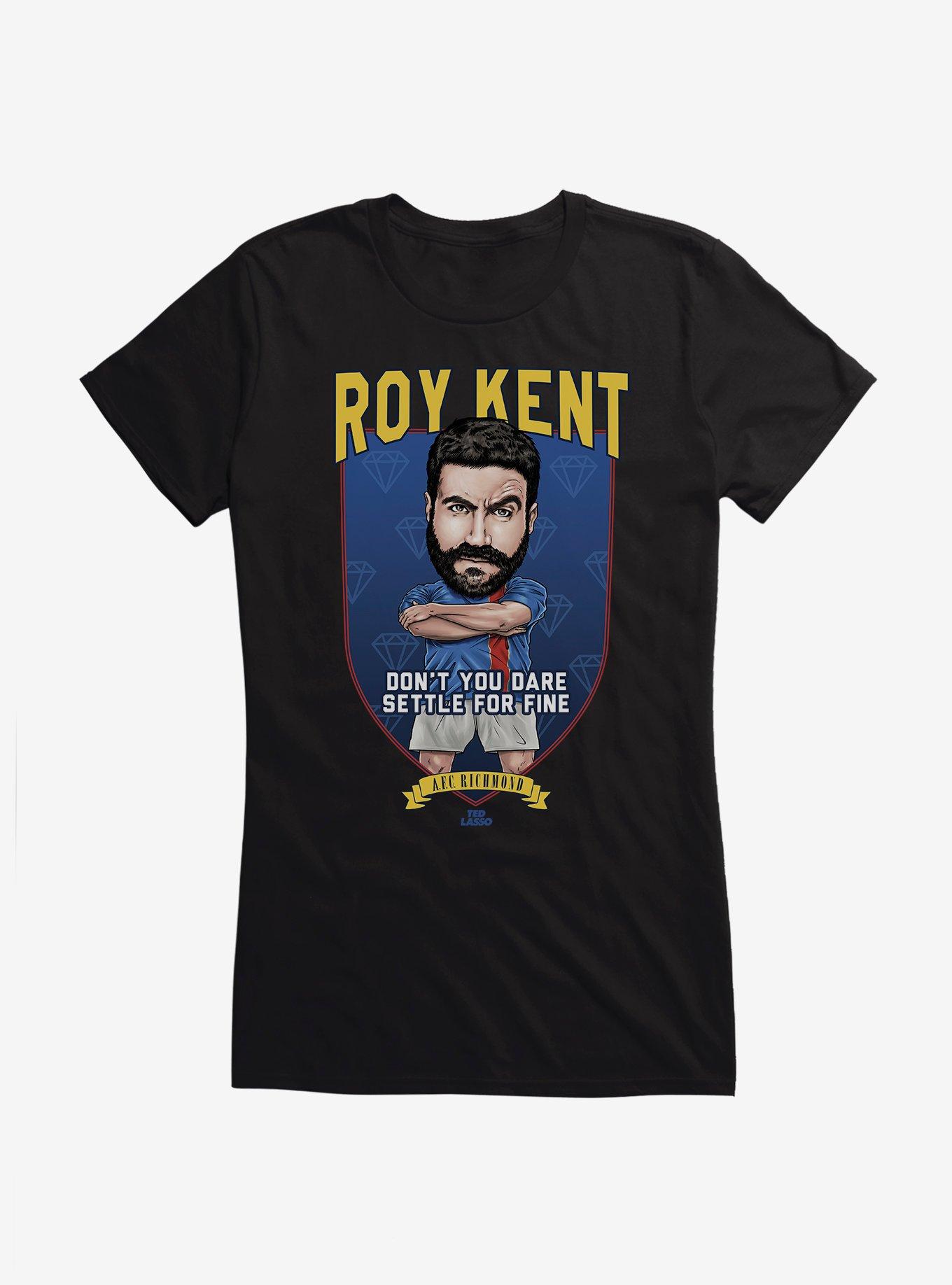Ted Lasso Roy Kent Don't Settle Girls T-Shirt, BLACK, hi-res