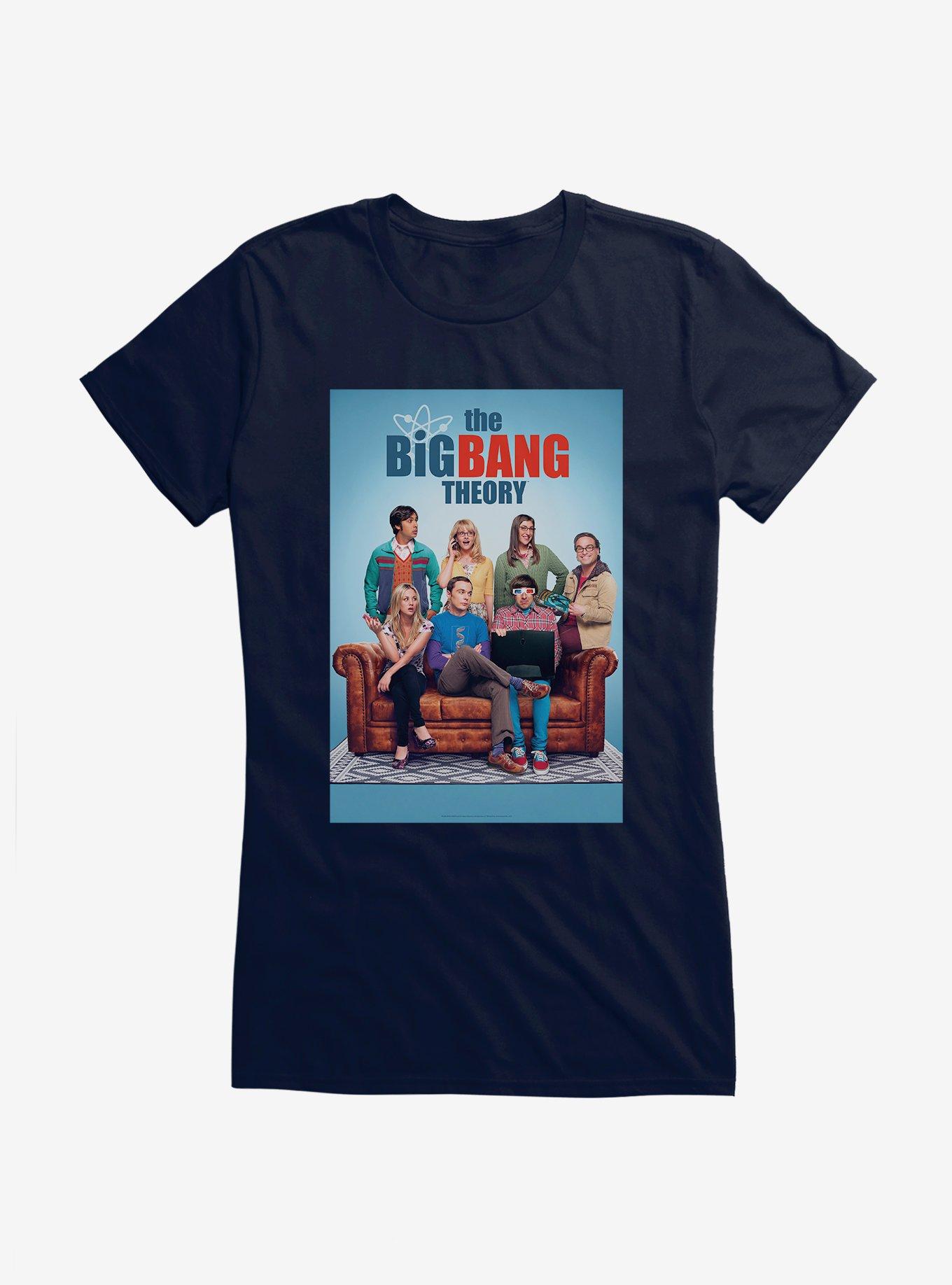 The Big Bang Theory Sofa Portrait Girls T-Shirt