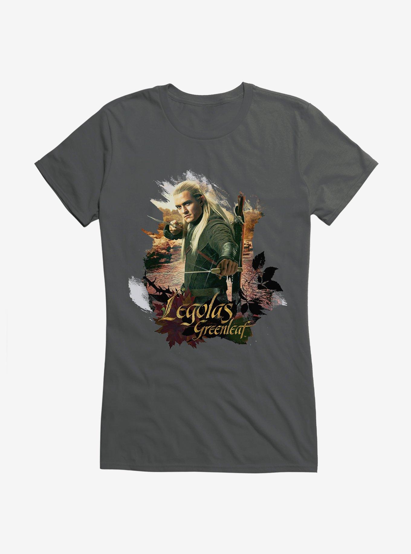 The Hobbit: The Desolation Of Smaug Legolas Girls T-Shirt, CHARCOAL, hi-res