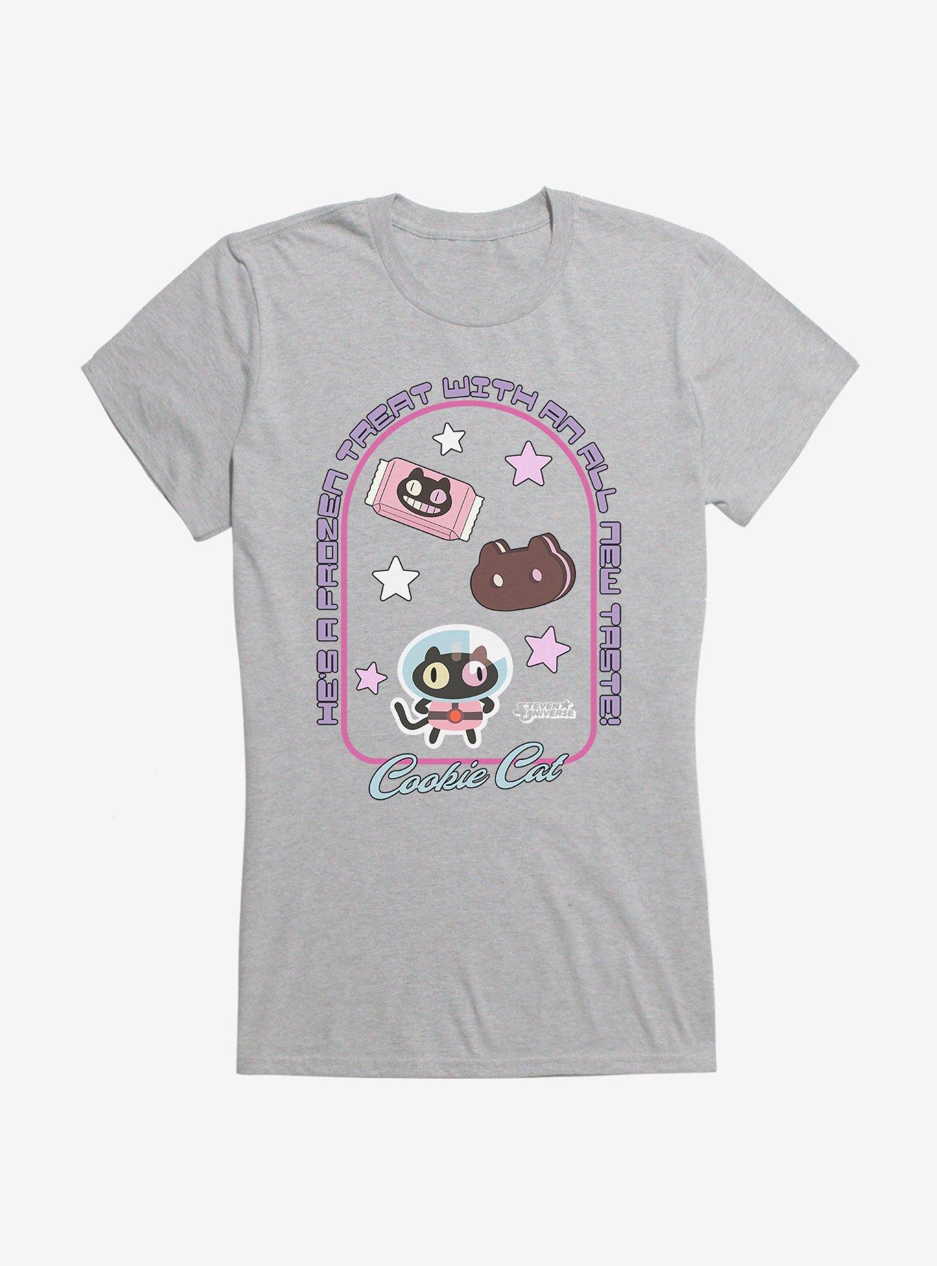 Steven Universe Cookie Cat Girls T-Shirt, SPORT GRAY, hi-res