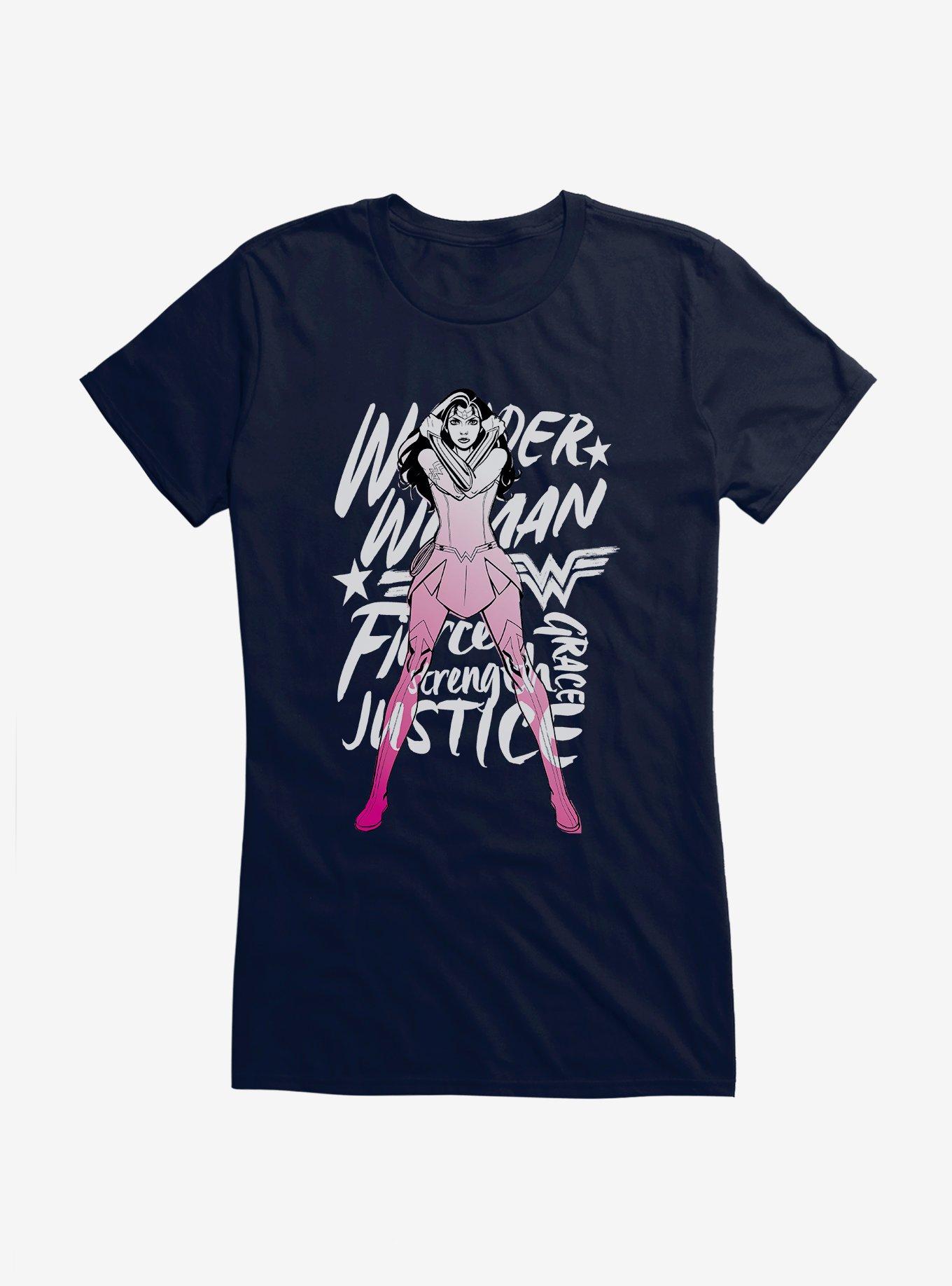 Wonder Woman Grace And Strength Girls T-Shirt