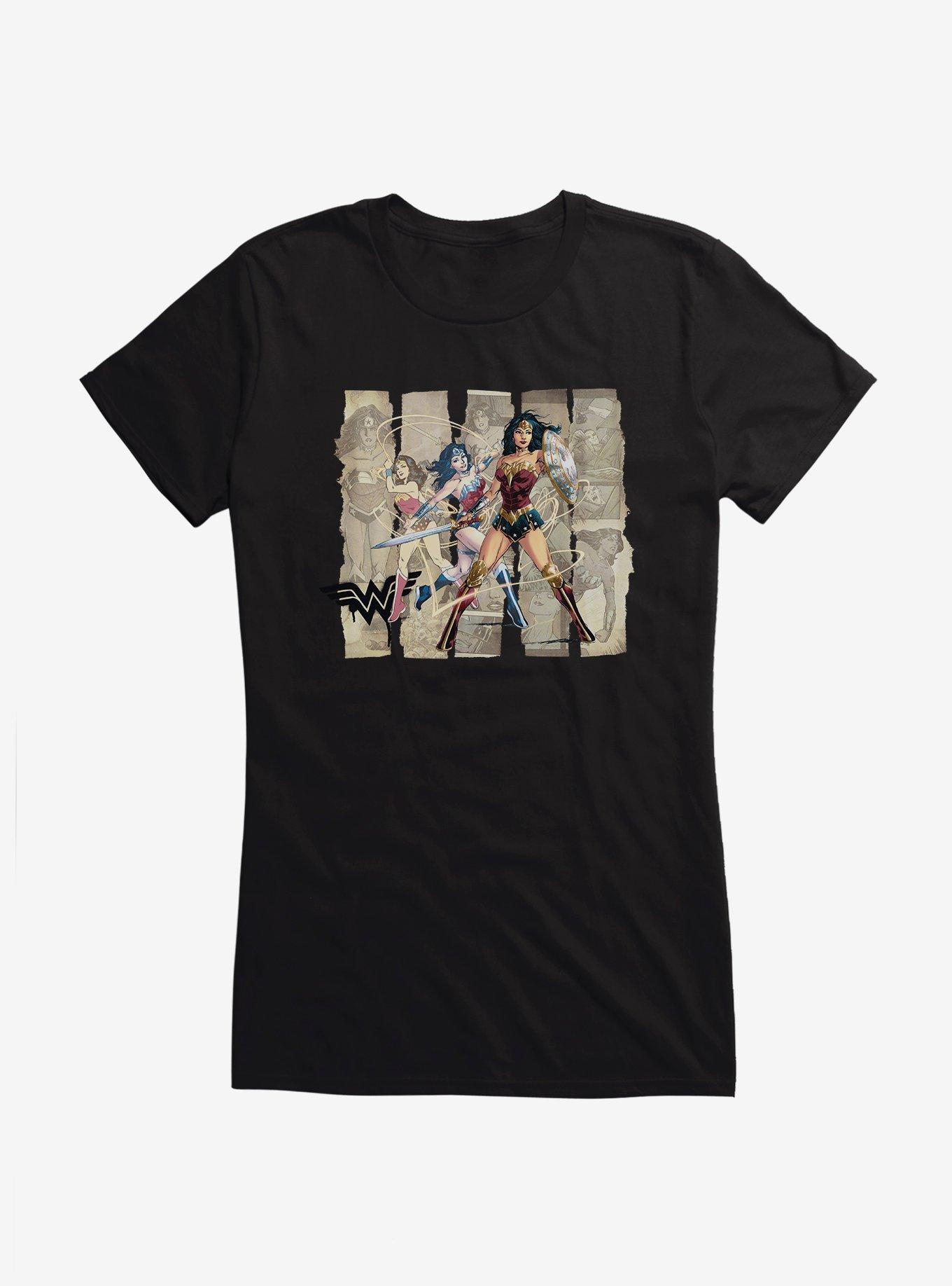 Wonder Woman Multi Layered Girls T-Shirt