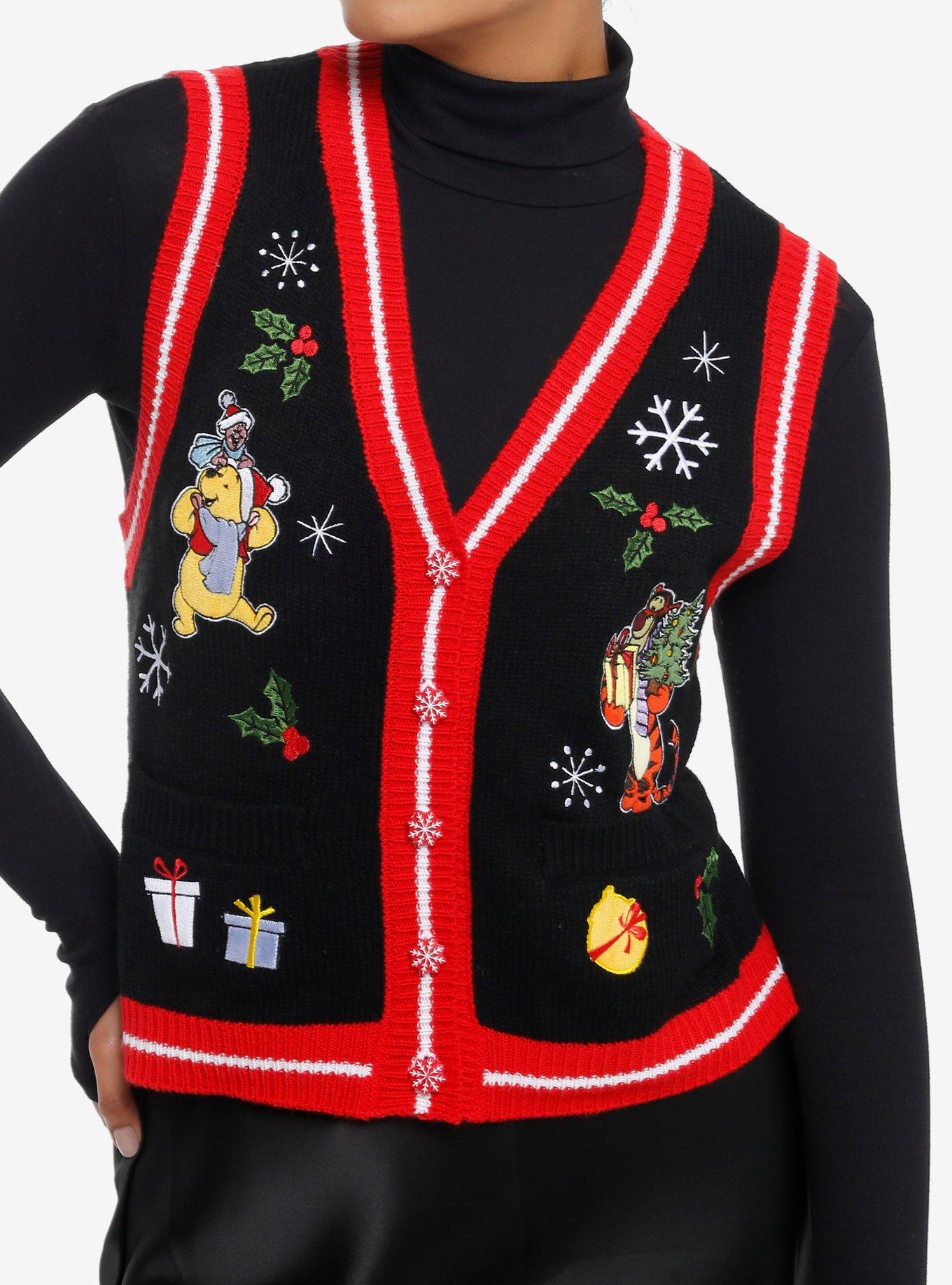 Disney Winnie The Pooh Holiday Sweater Vest, , hi-res