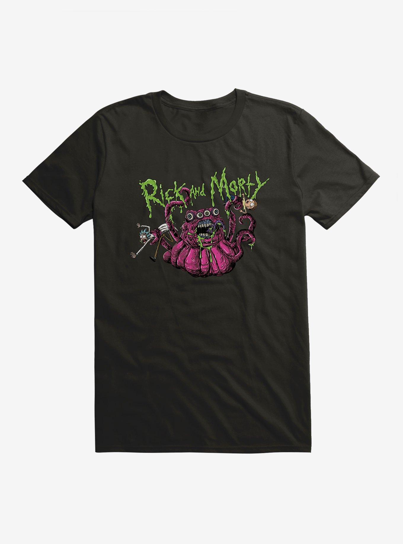 Rick And Morty Ricksy Business T-Shirt, BLACK, hi-res