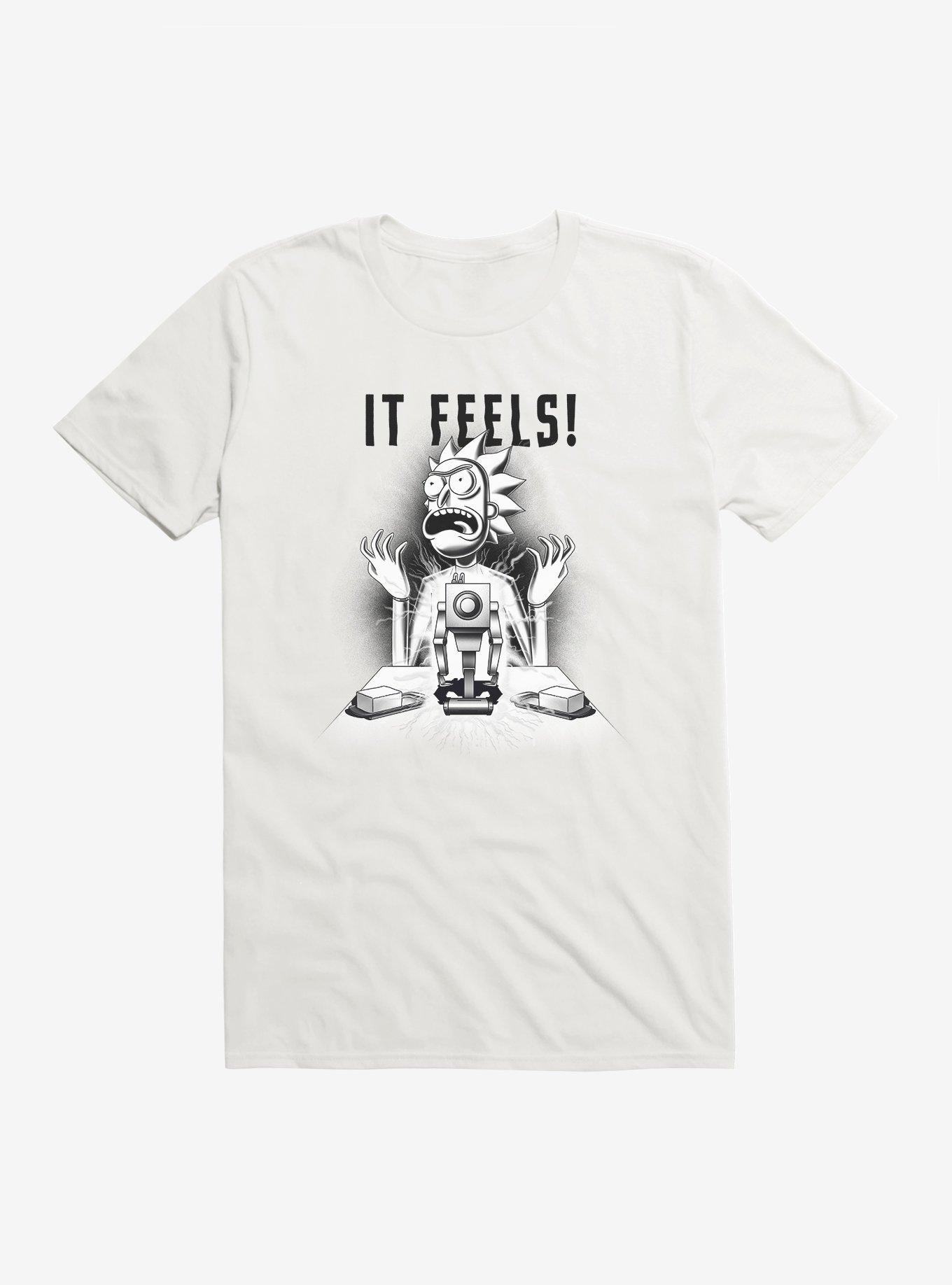 Rick And Morty Butter Robot T-Shirt Hot Topic Exclusive, WHITE, hi-res