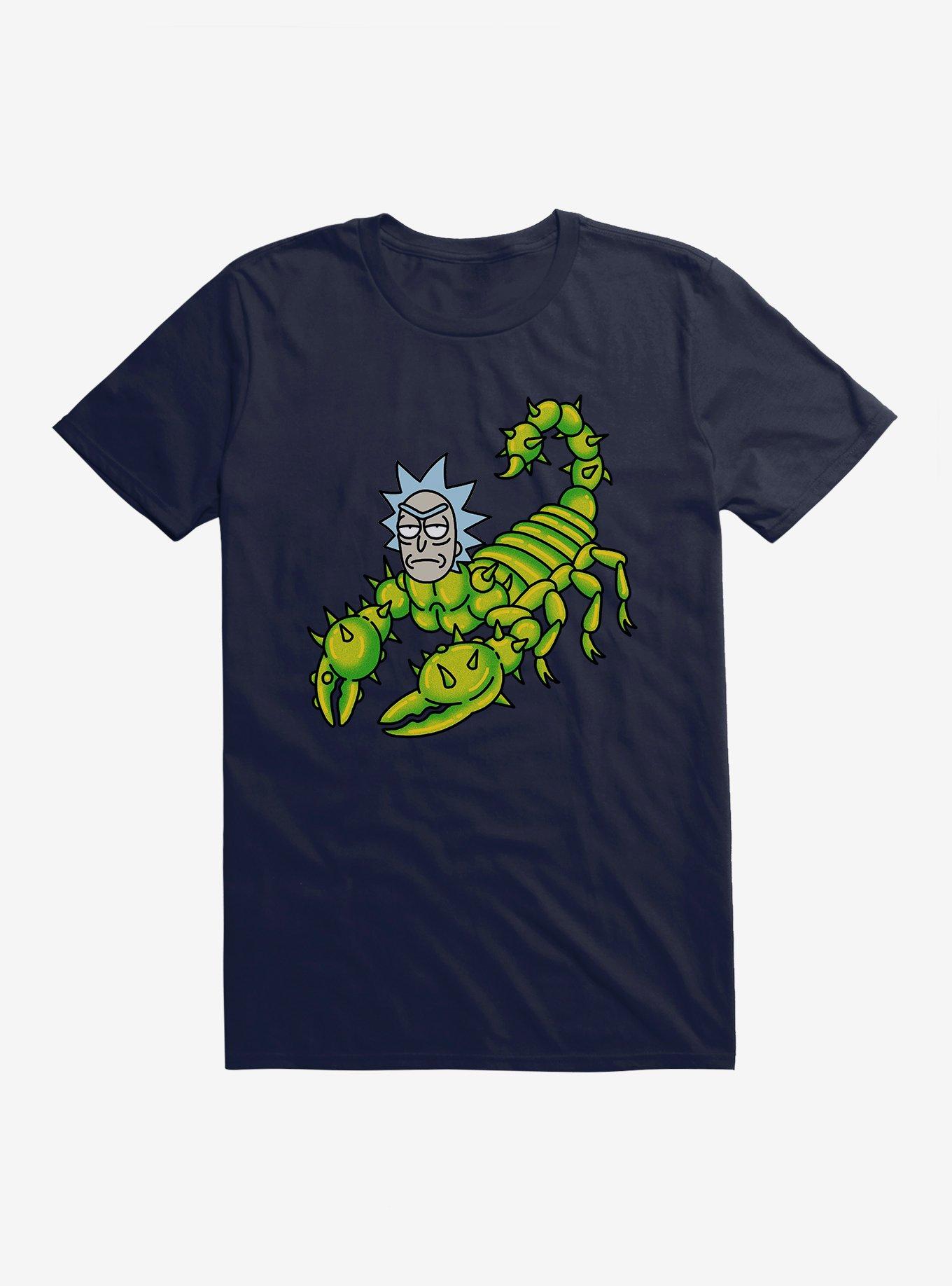 Rick And Morty Scorpion Rick T-Shirt, NAVY, hi-res
