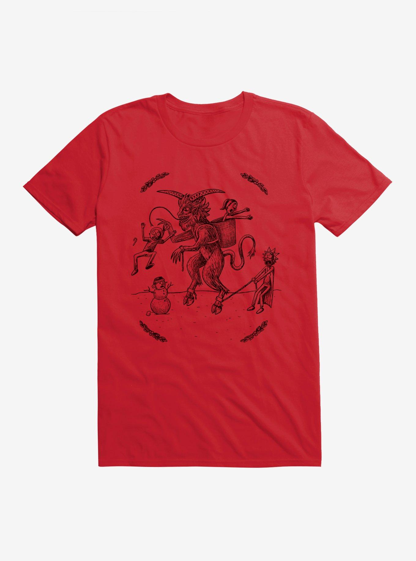 Rick And Morty Krampus T-Shirt, , hi-res