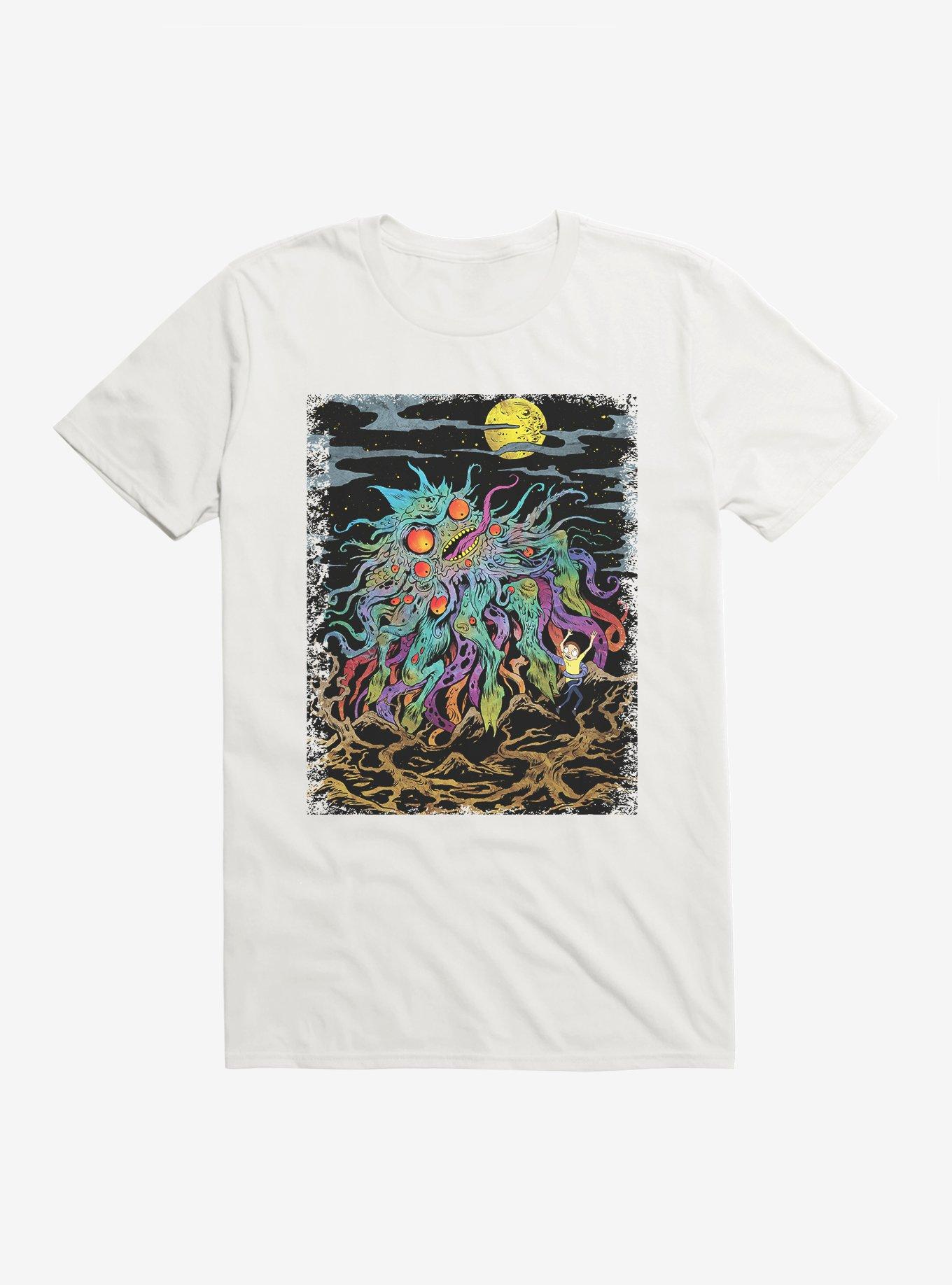 Rick And Morty Monster Attack T-Shirt, , hi-res