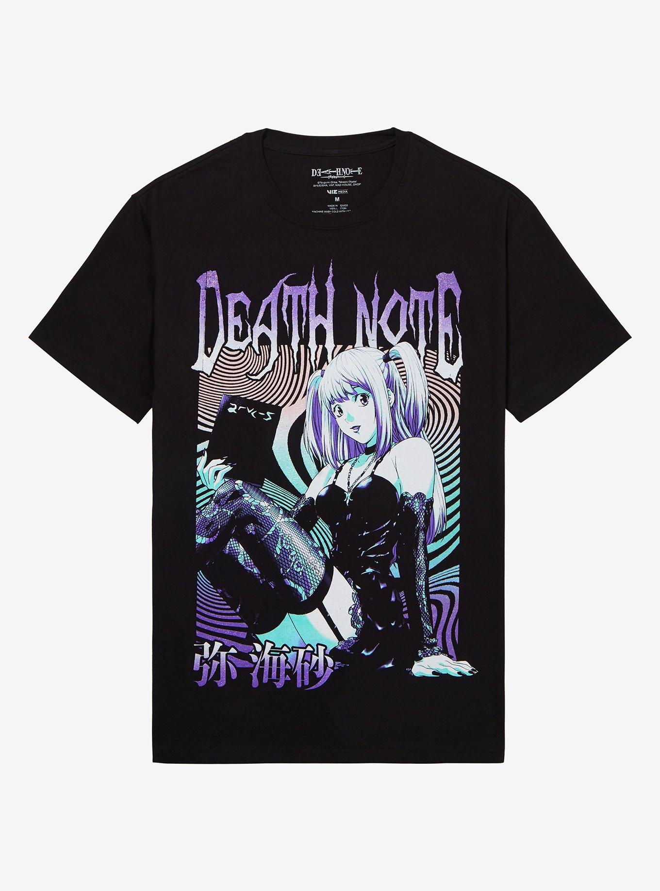 Death Note Misa Glitter Boyfriend Fit Girls T-Shirt, , hi-res