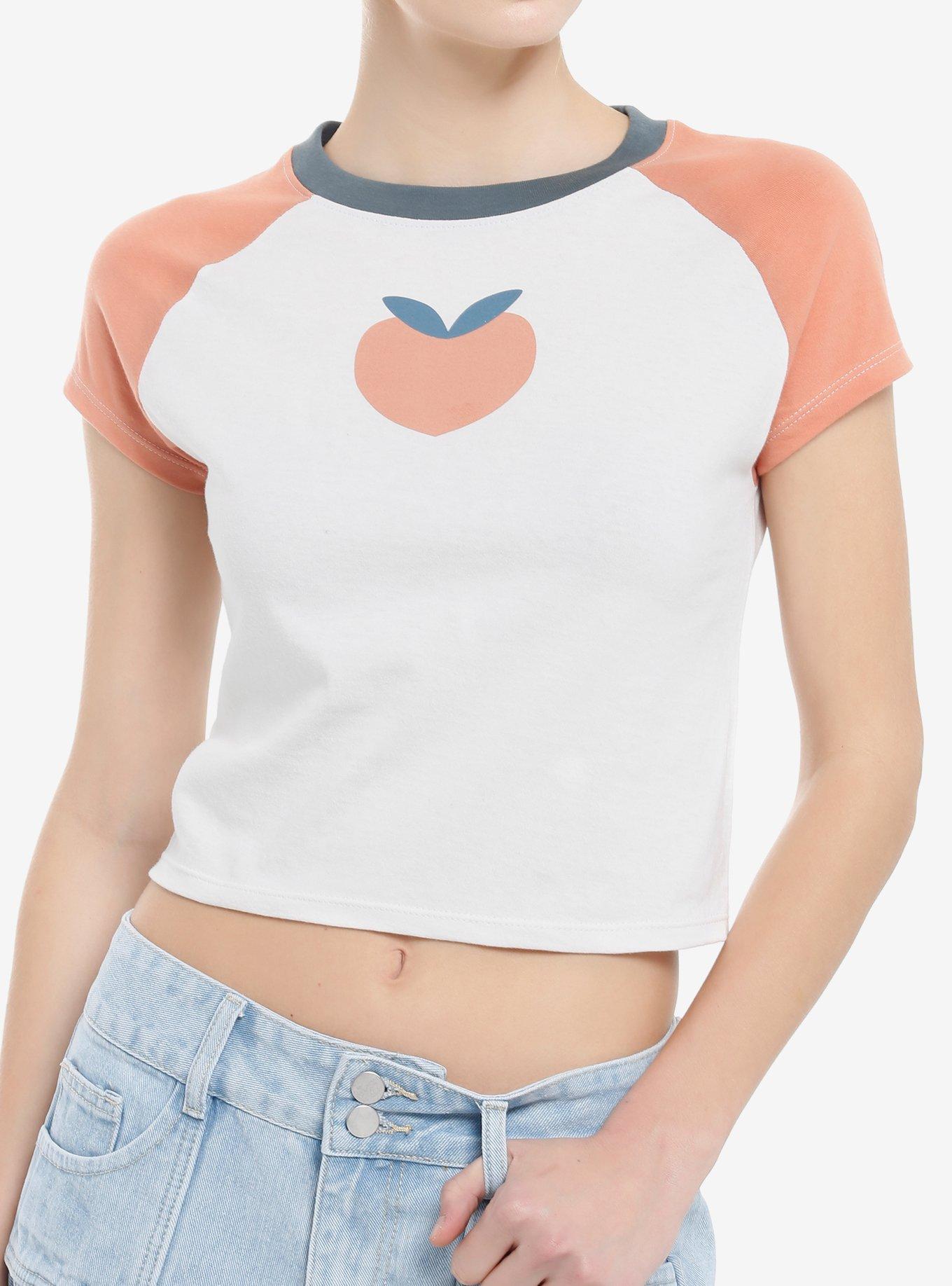 Eaternal Nocturnal Eve Peach Girls Raglan Baby T-Shirt, , hi-res