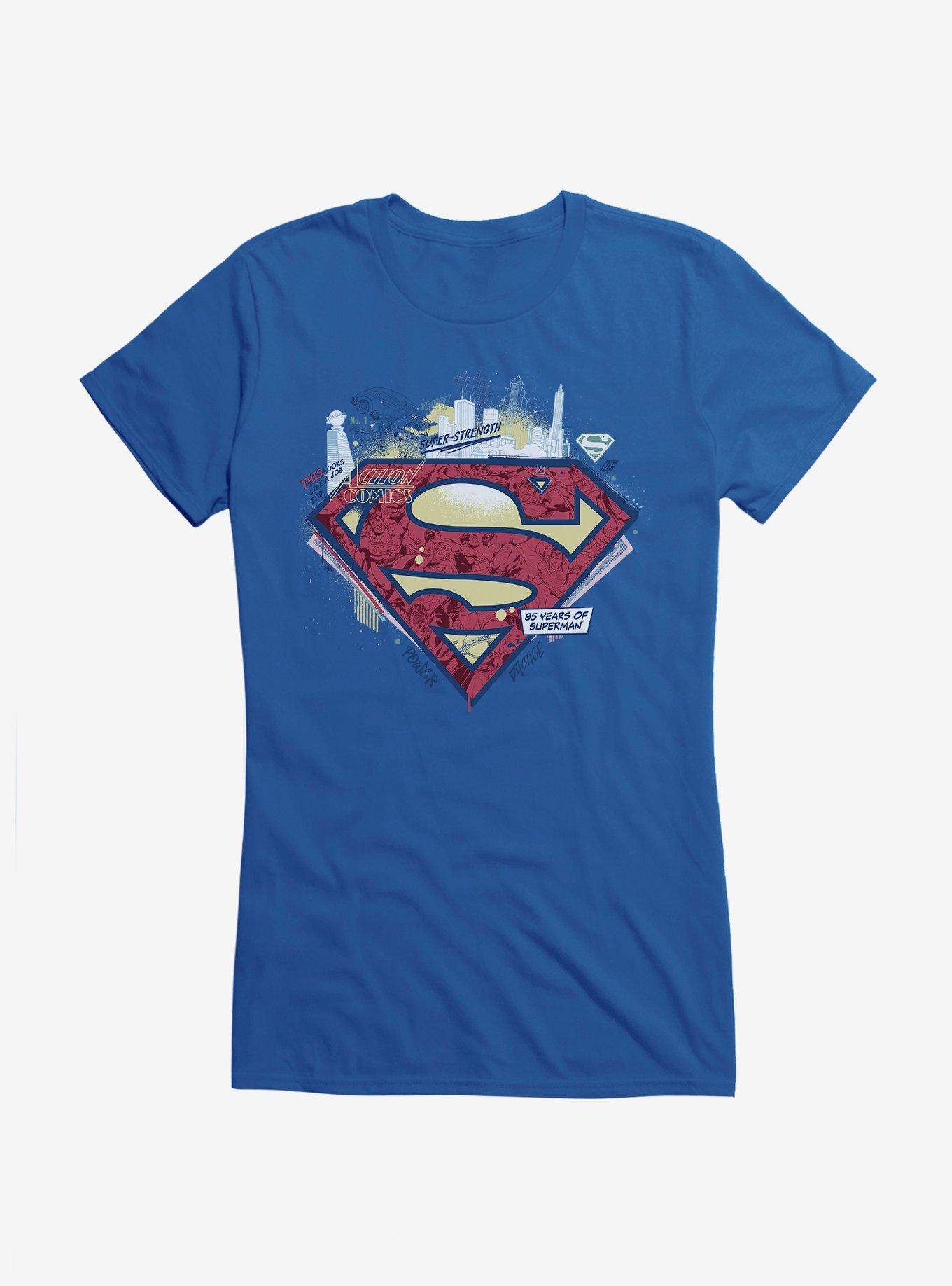 DC Comics Superman 85 Years Symbol Girls T-Shirt