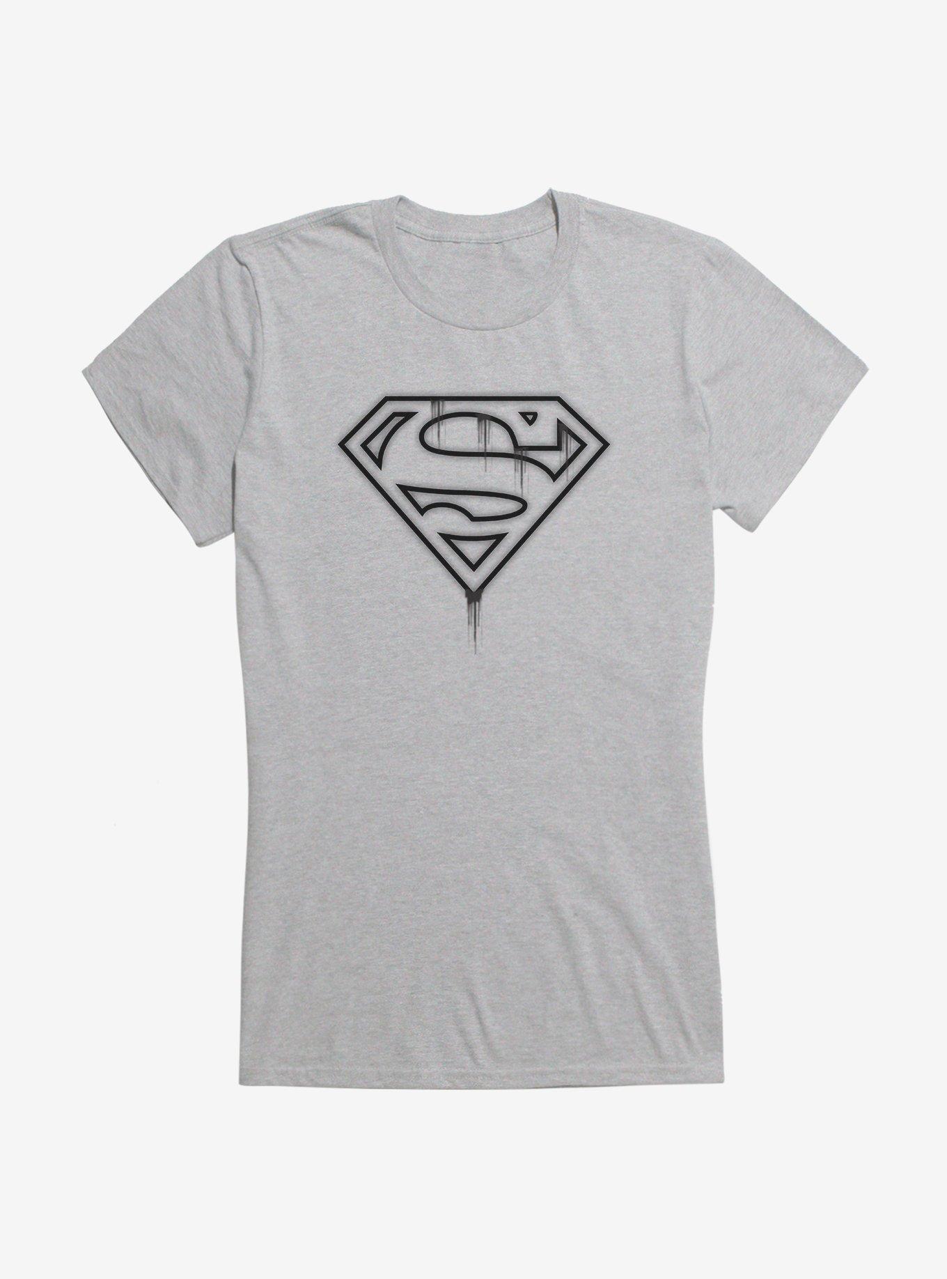 DC Comics Superman Ink Logo Girls T-Shirt