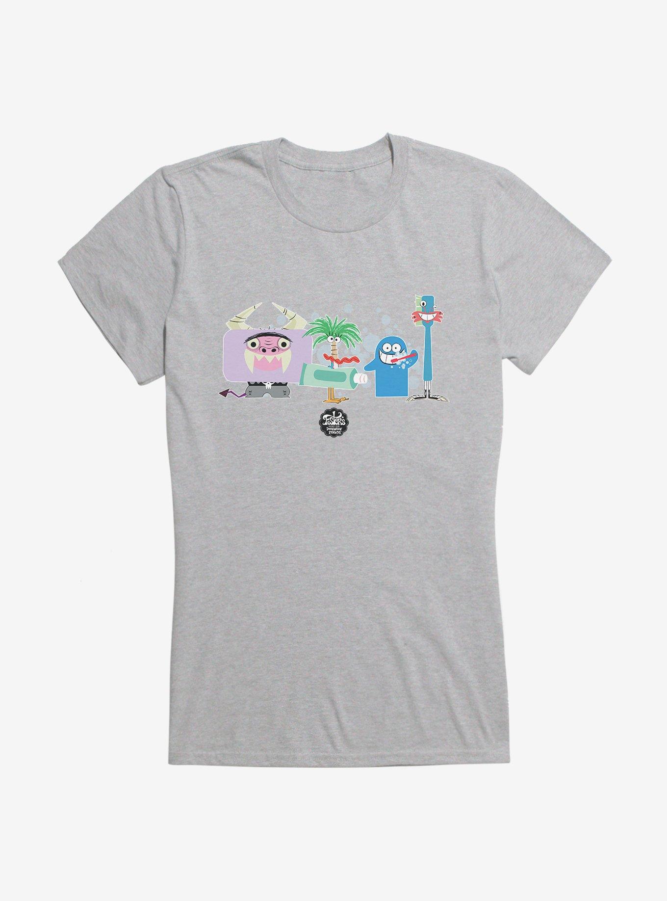 Foster's Home For Imaginary Friends Monsters Brushing Teeth Girls T-Shirt