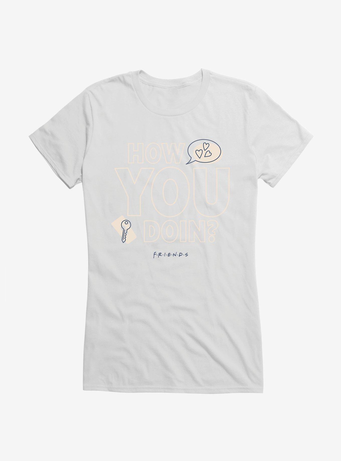 Friends How You Doin' Girls T-Shirt, , hi-res