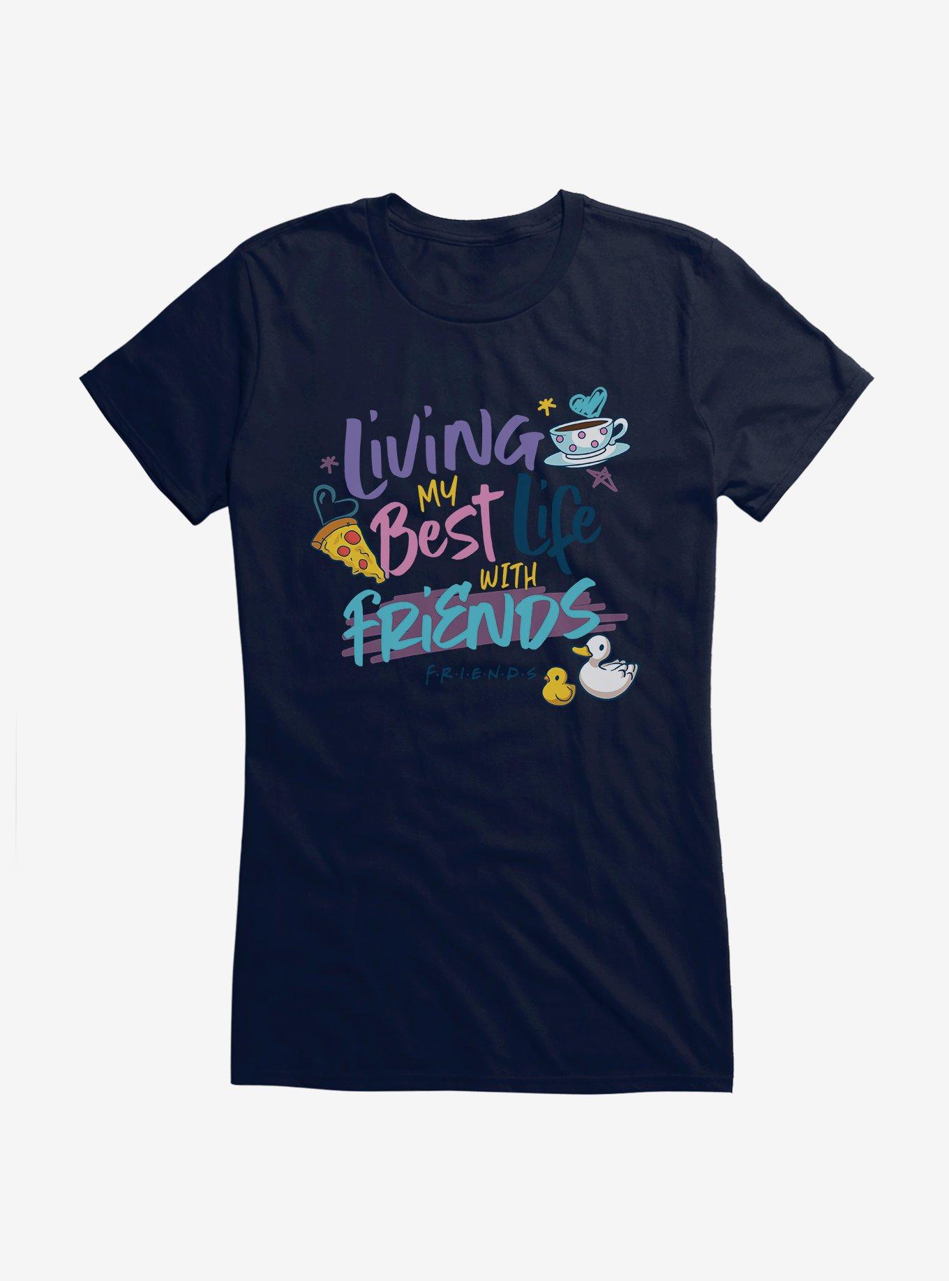 Friends Living My Best Life Girls T-Shirt, , hi-res