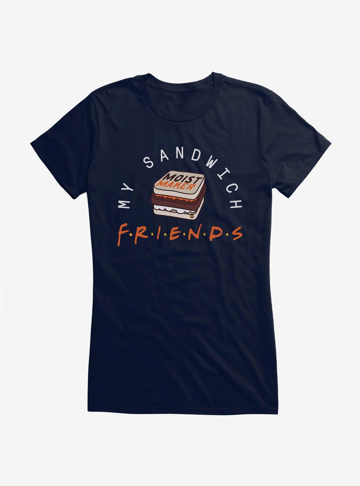 Friends My Sandwich Girls T-Shirt, NAVY, hi-res