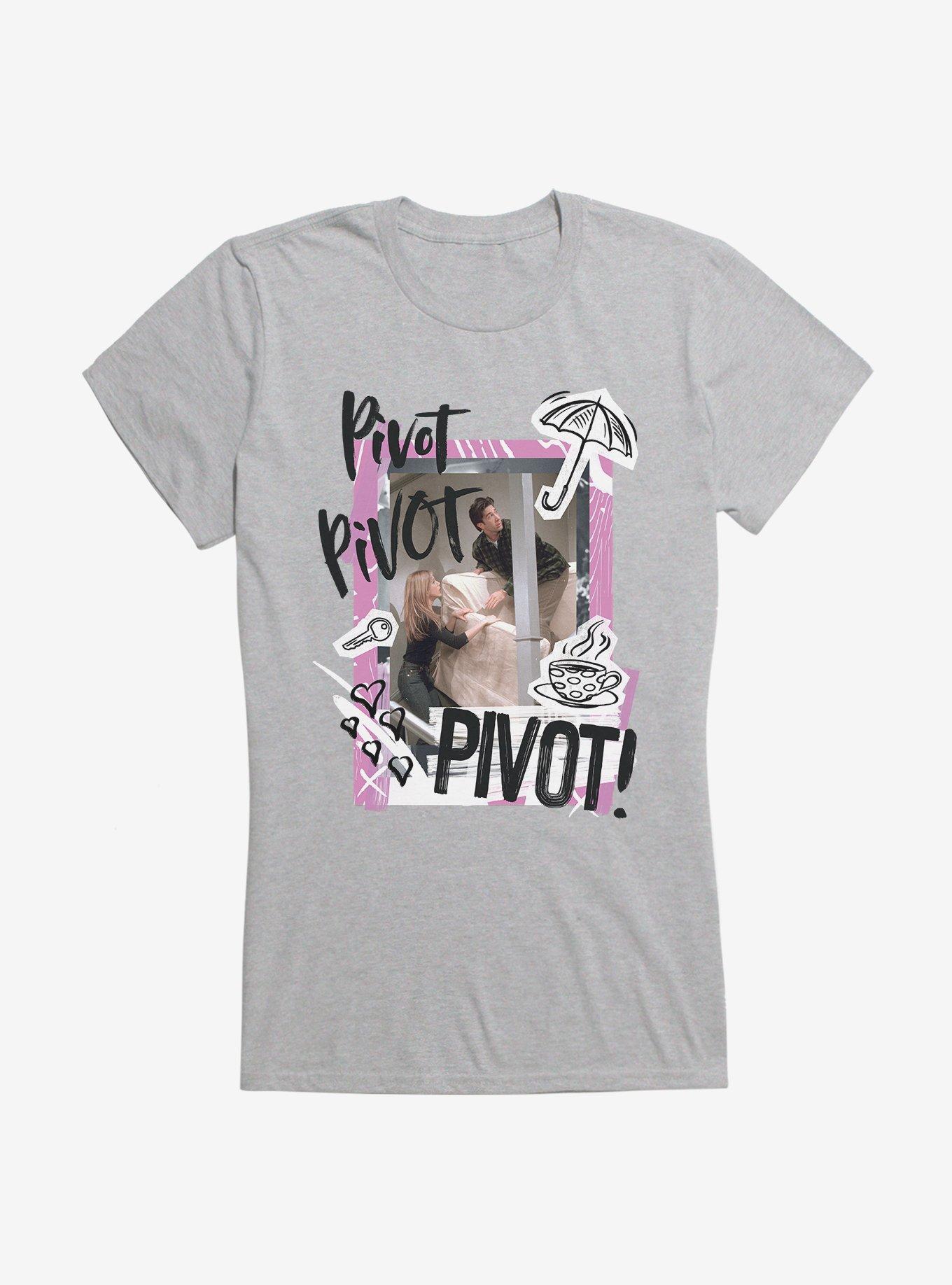 Friends Ross Rachel Pivot Girls T-Shirt, SPORT GRAY, hi-res