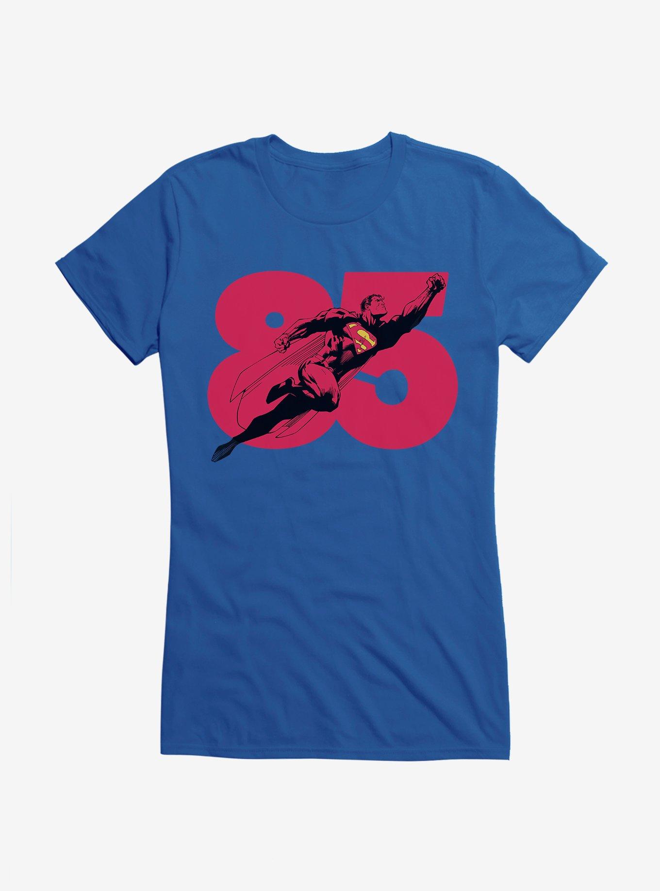 DC Comics Superman 85 Years Logo Girls T-Shirt