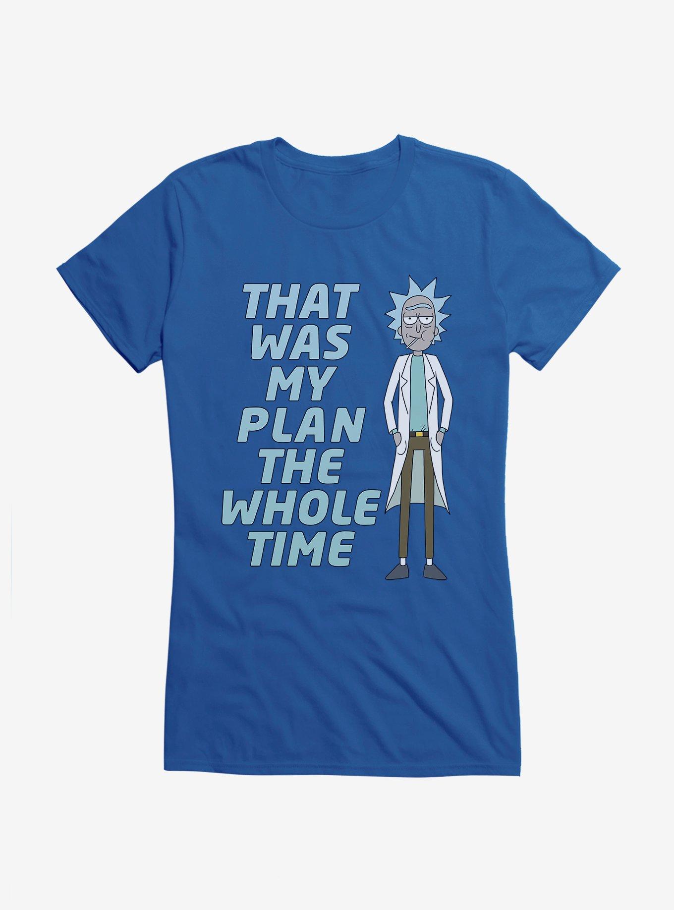 Rick And Morty Rick's Plan Girls T-Shirt, , hi-res