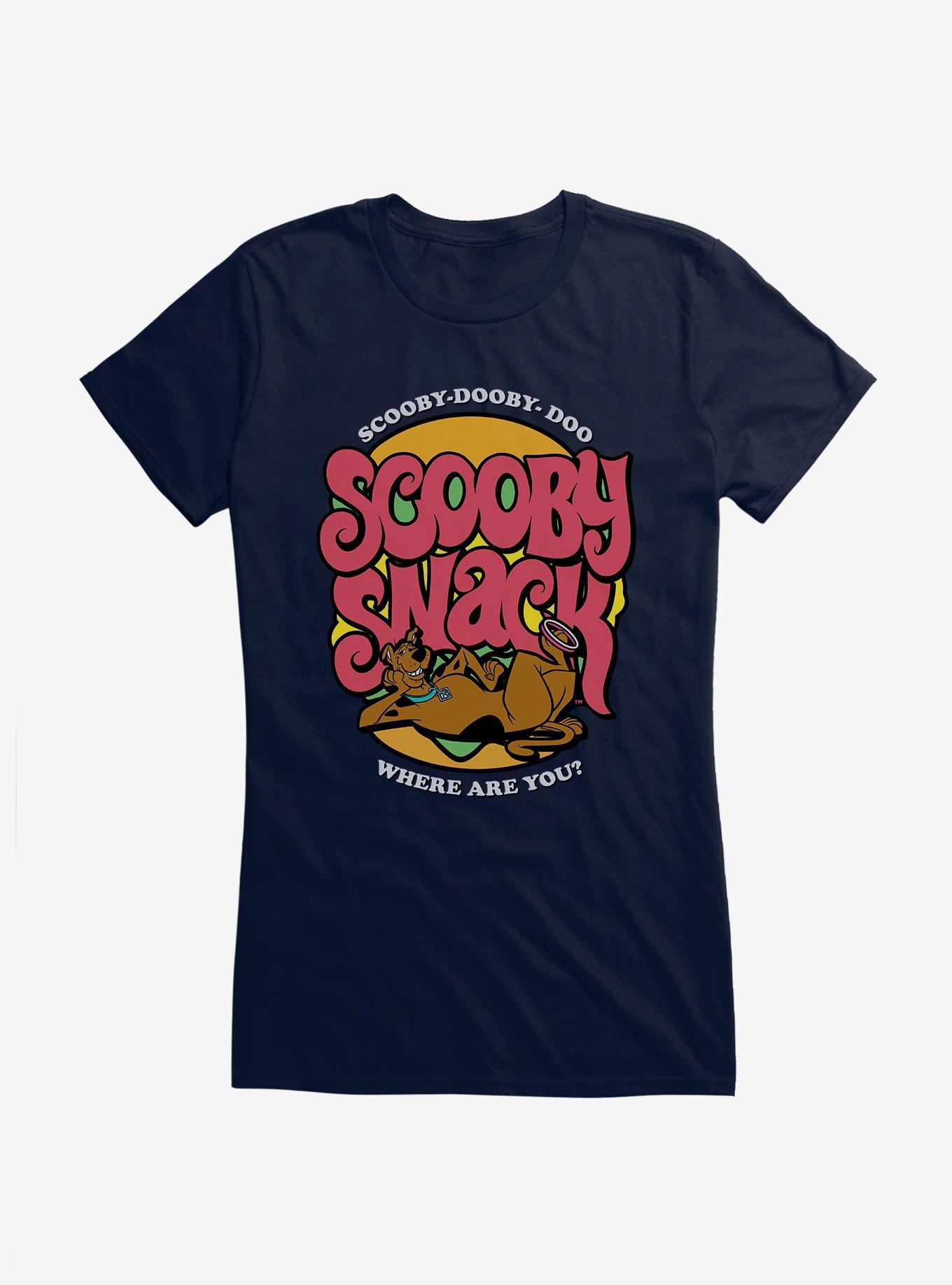 Scooby-Doo Scooby Snack Girls T-Shirt, NAVY, hi-res