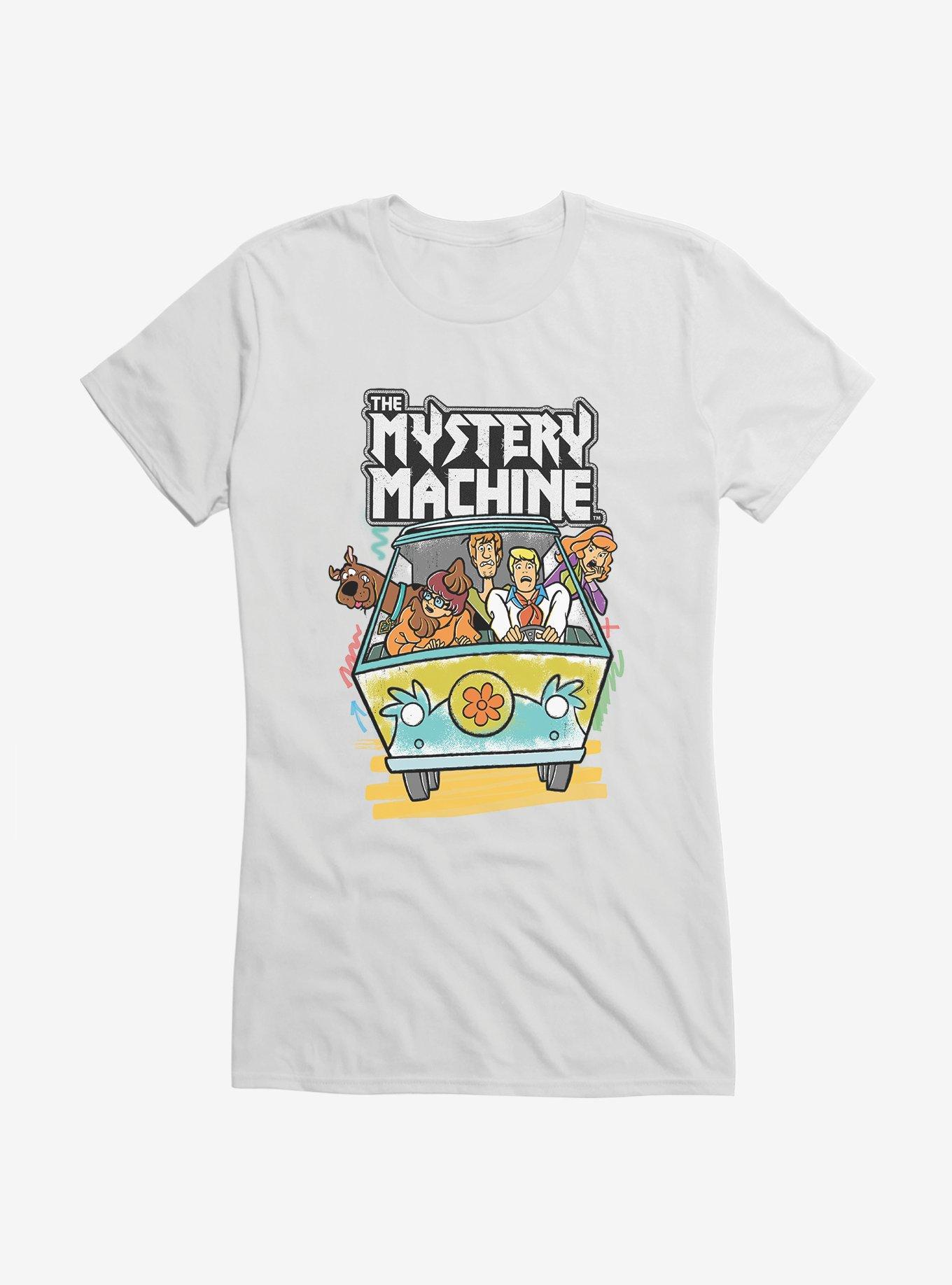 Scooby-Doo Spooky The Mystery Machine Girls T-Shirt, WHITE, hi-res view 1