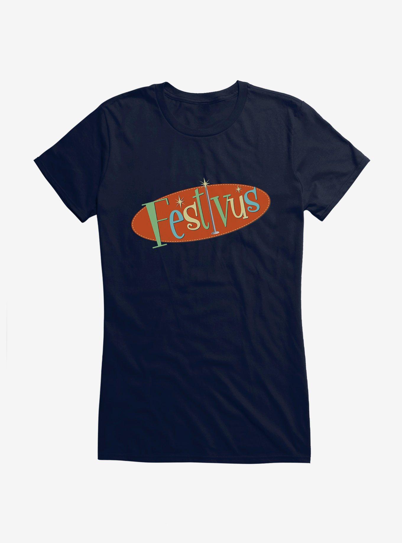 Seinfeld Festivus Logo Girls T-Shirt, , hi-res