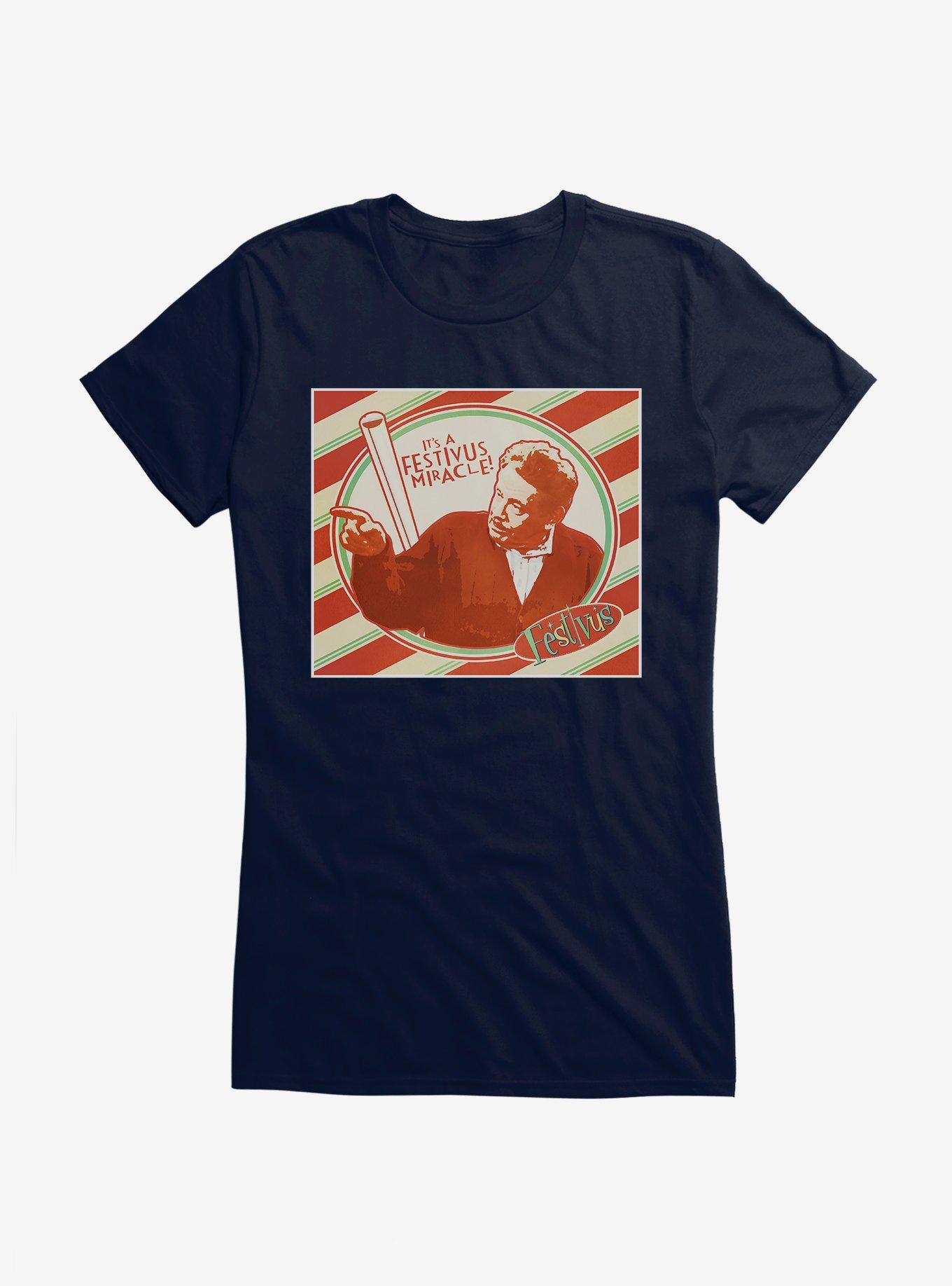 Seinfeld Festivus Miracle Frank Girls T-Shirt, , hi-res