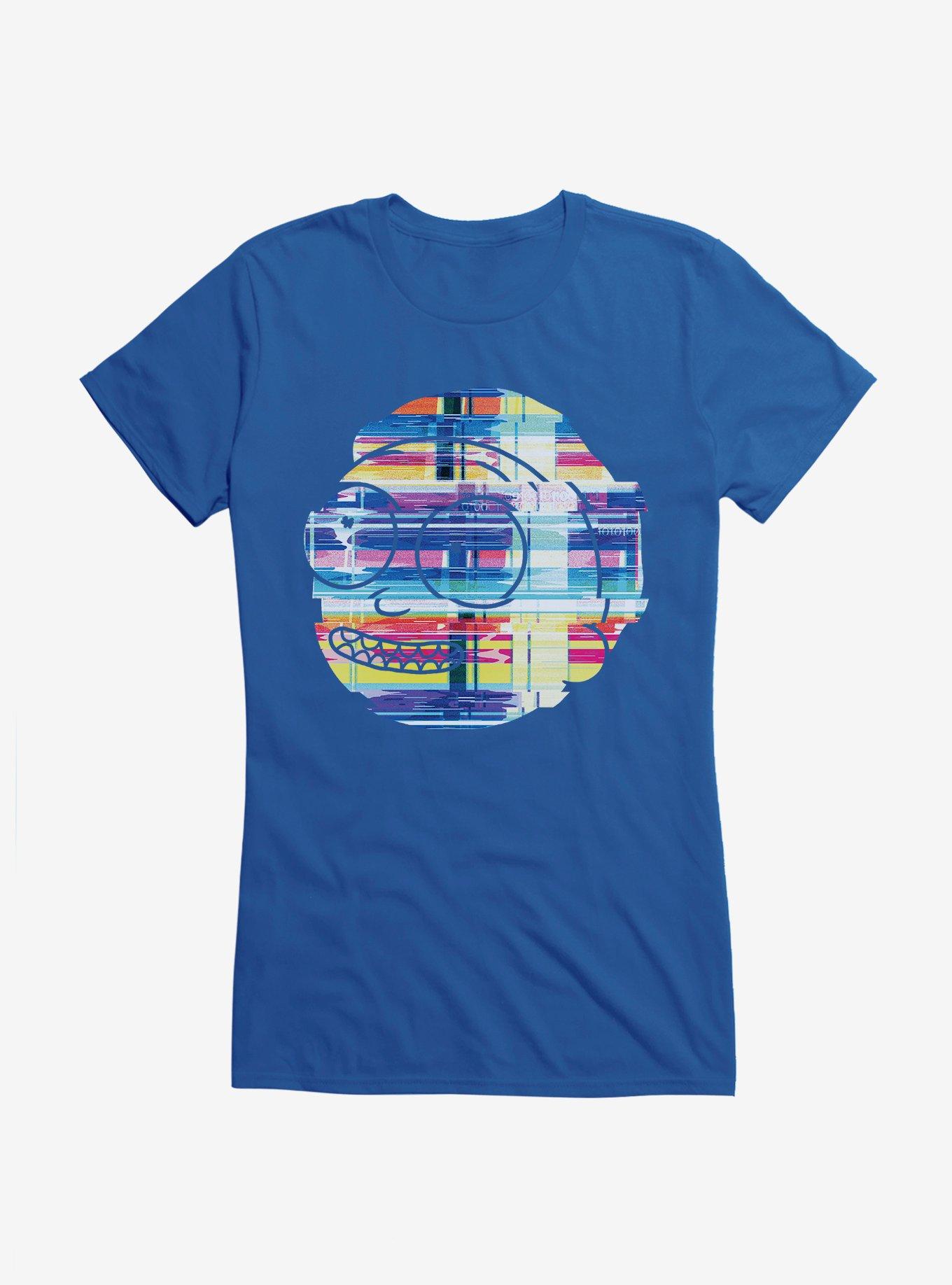 Rick And Morty Binary Colors Morty Girls T-Shirt