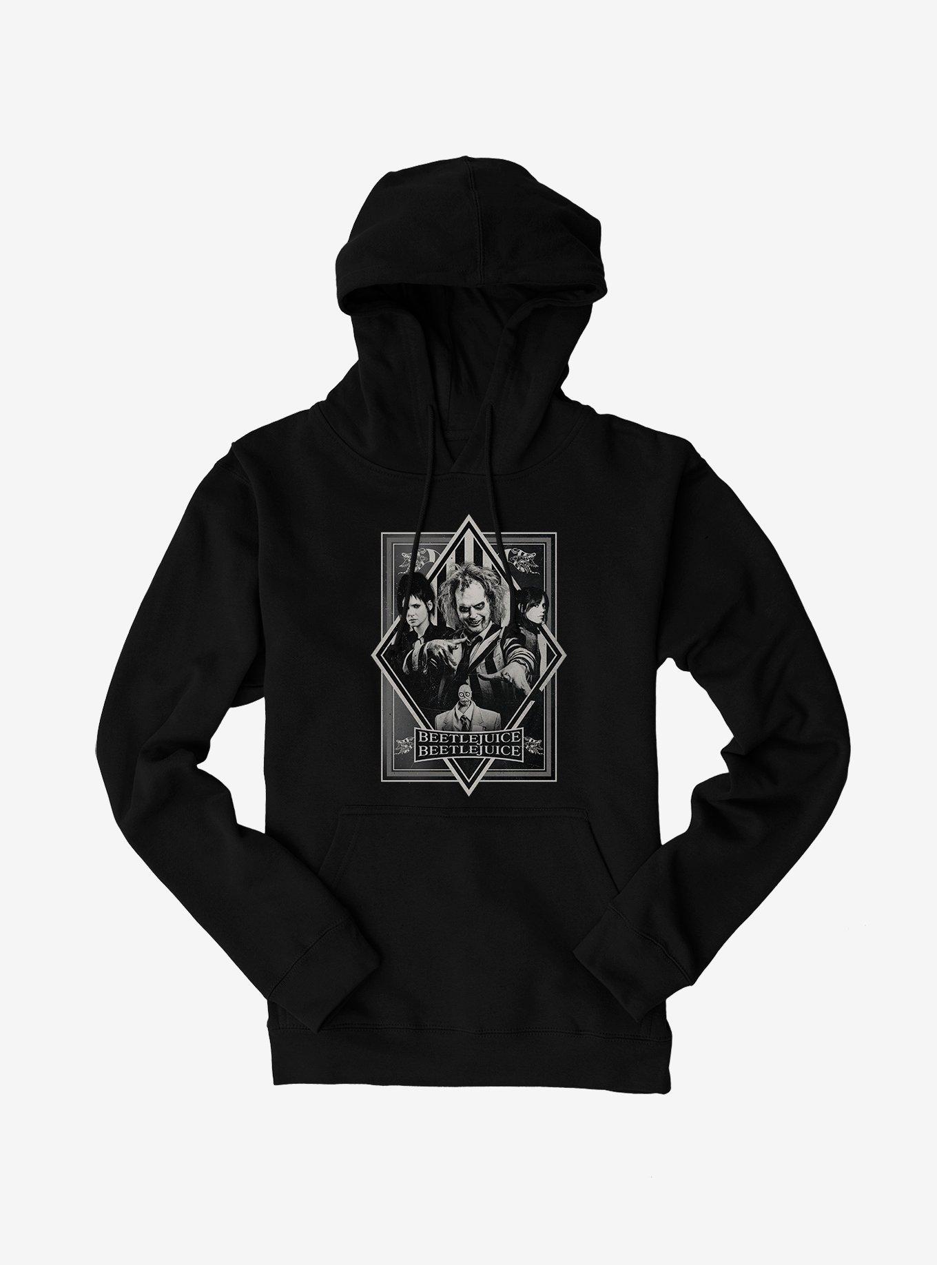 Beetlejuice Art Deco Poster Hoodie