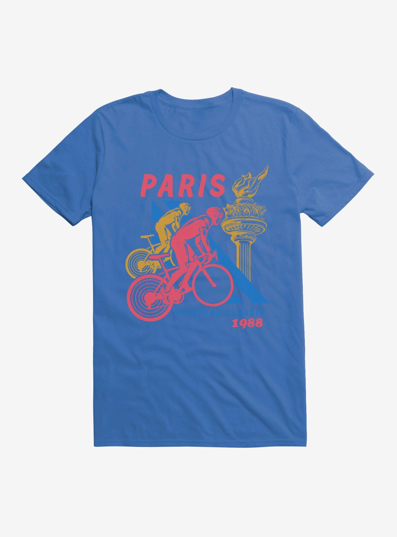 Olympic Cycling Paris 1988 T-Shirt, ROYAL, hi-res