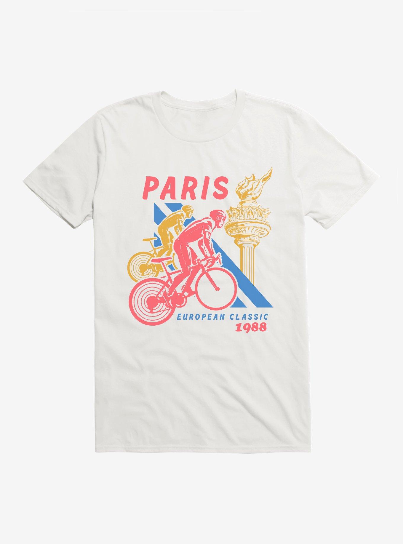 Olympic Cycling Paris 1988 T-Shirt, WHITE, hi-res