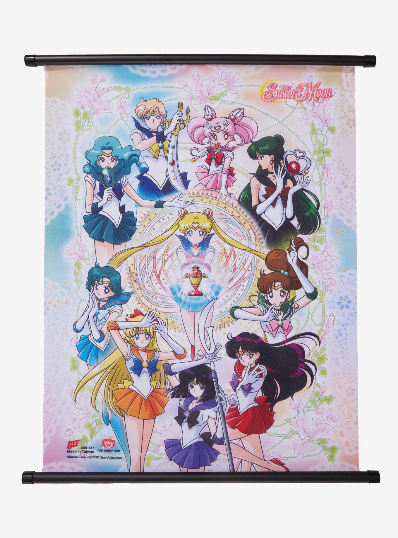 Pretty Guardian Sailor Moon Floral Lace Wall Scroll