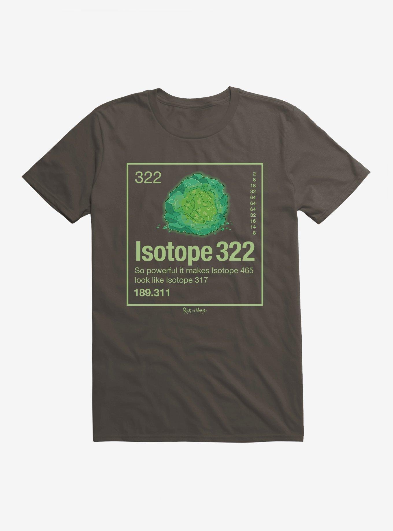 Rick And Morty Isotope 322 T-Shirt, SMOKE, hi-res