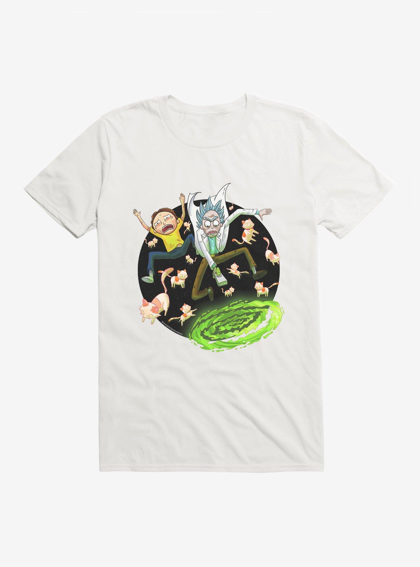 Rick and Morty Ricked Again T-Shirt, WHITE, hi-res