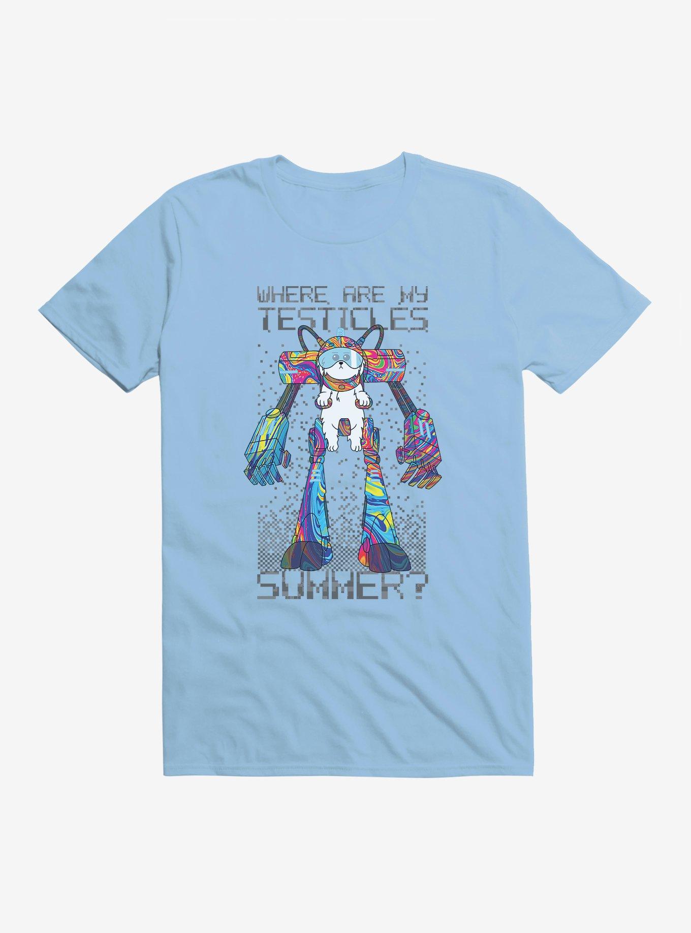 Rick And Morty Snuffles T-Shirt, LIGHT BLUE, hi-res