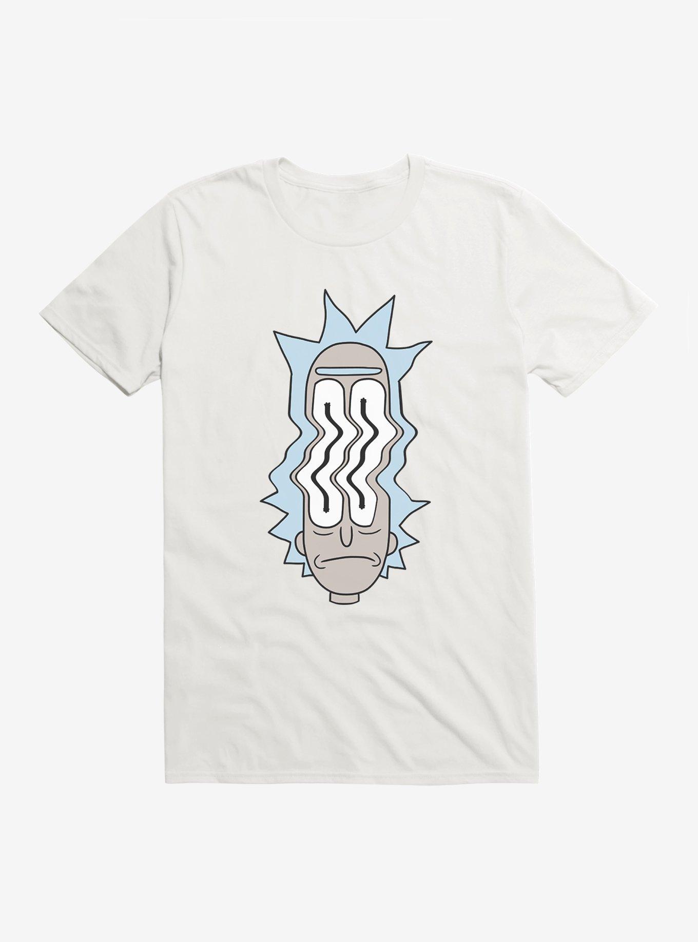 Rick And Morty Rick Waves T-Shirt, WHITE, hi-res