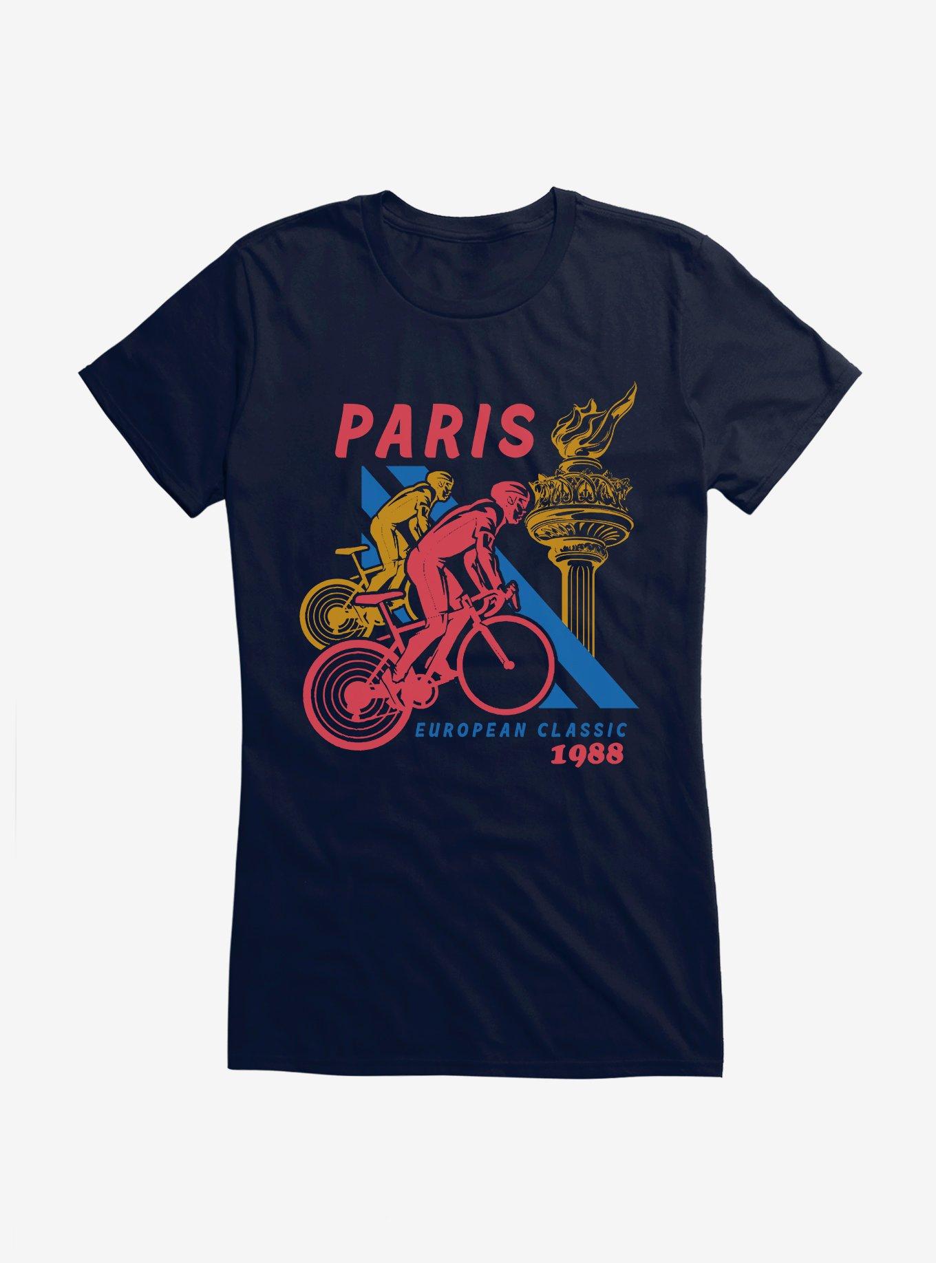 Olympic Cycling Paris 1988 Girls T-Shirt