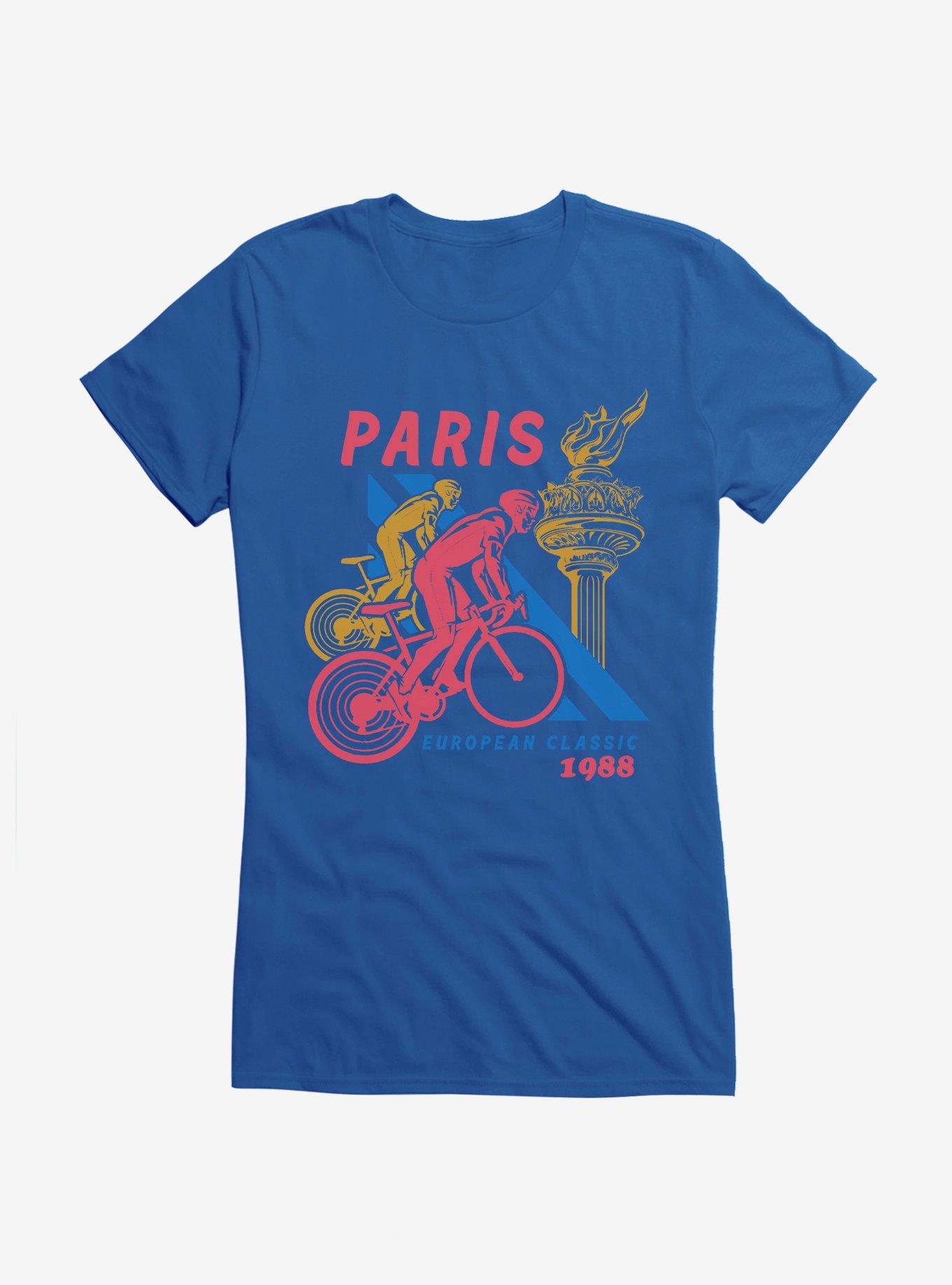 Olympic Cycling Paris 1988 Girls T-Shirt, ROYAL, hi-res