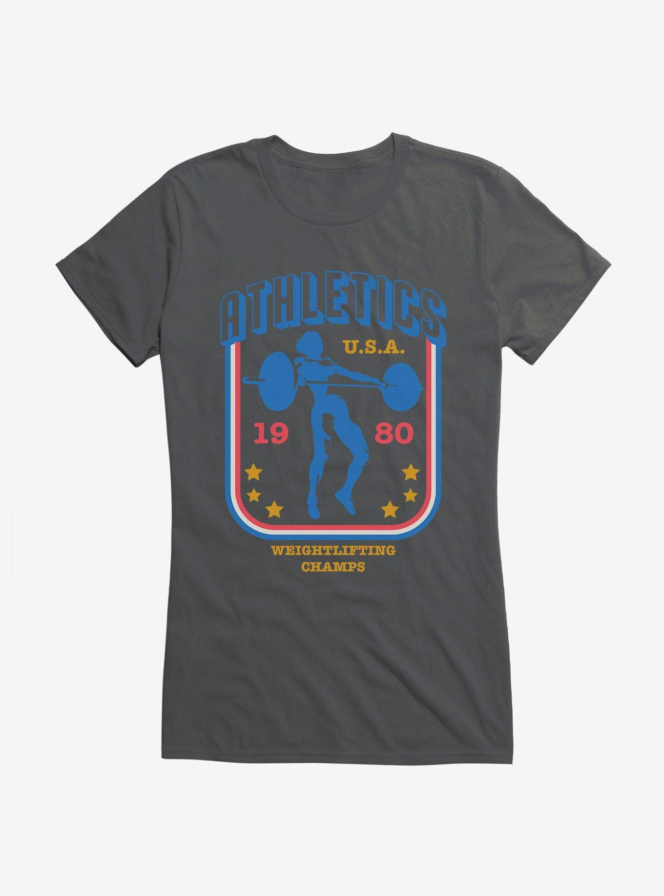 Olympic Weightlifting Champs 1980 USA Girls T-Shirt, , hi-res