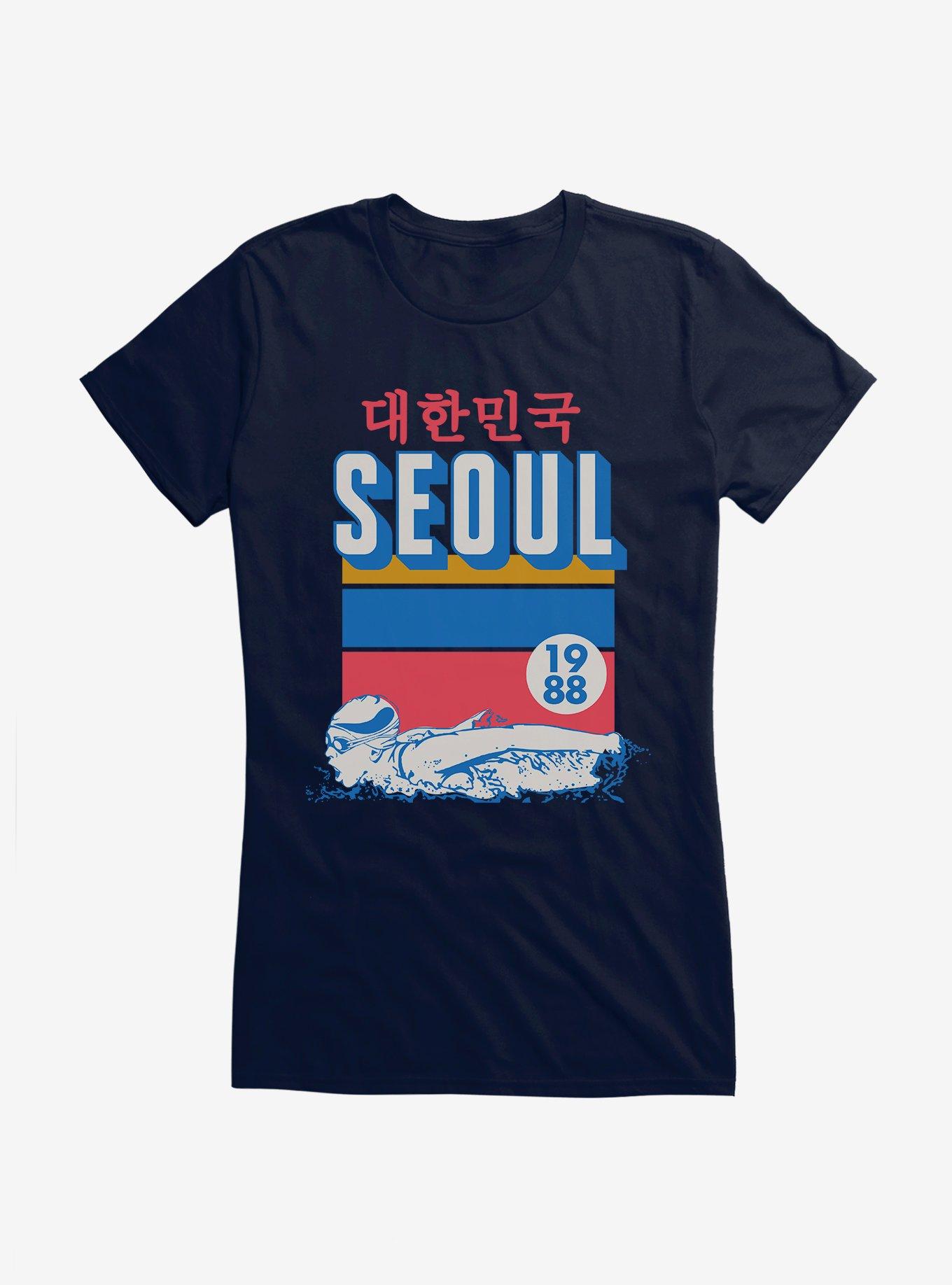 Olympic Swimming Seoul 1988 Girls T-Shirt, , hi-res