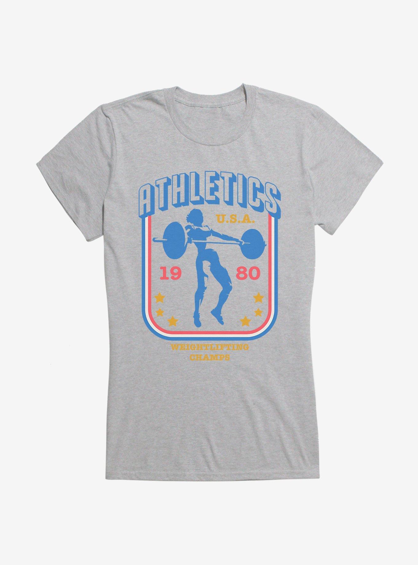 Olympic Weightlifting Champs 1980 USA Girls T-Shirt, , hi-res