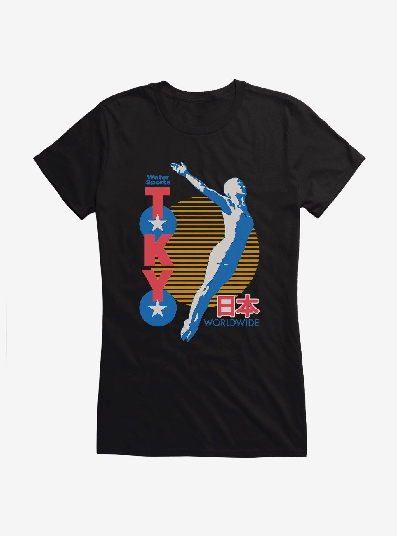 Olympic Water Sports Tokyo Worldwide Girls T-Shirt, , hi-res