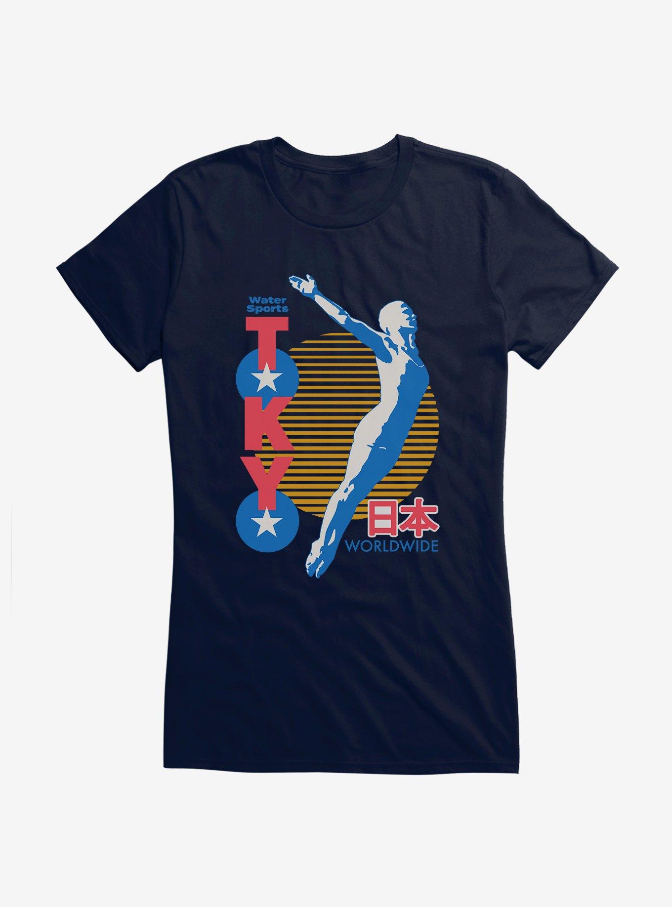 Olympic Water Sports Tokyo Worldwide Girls T-Shirt, , hi-res