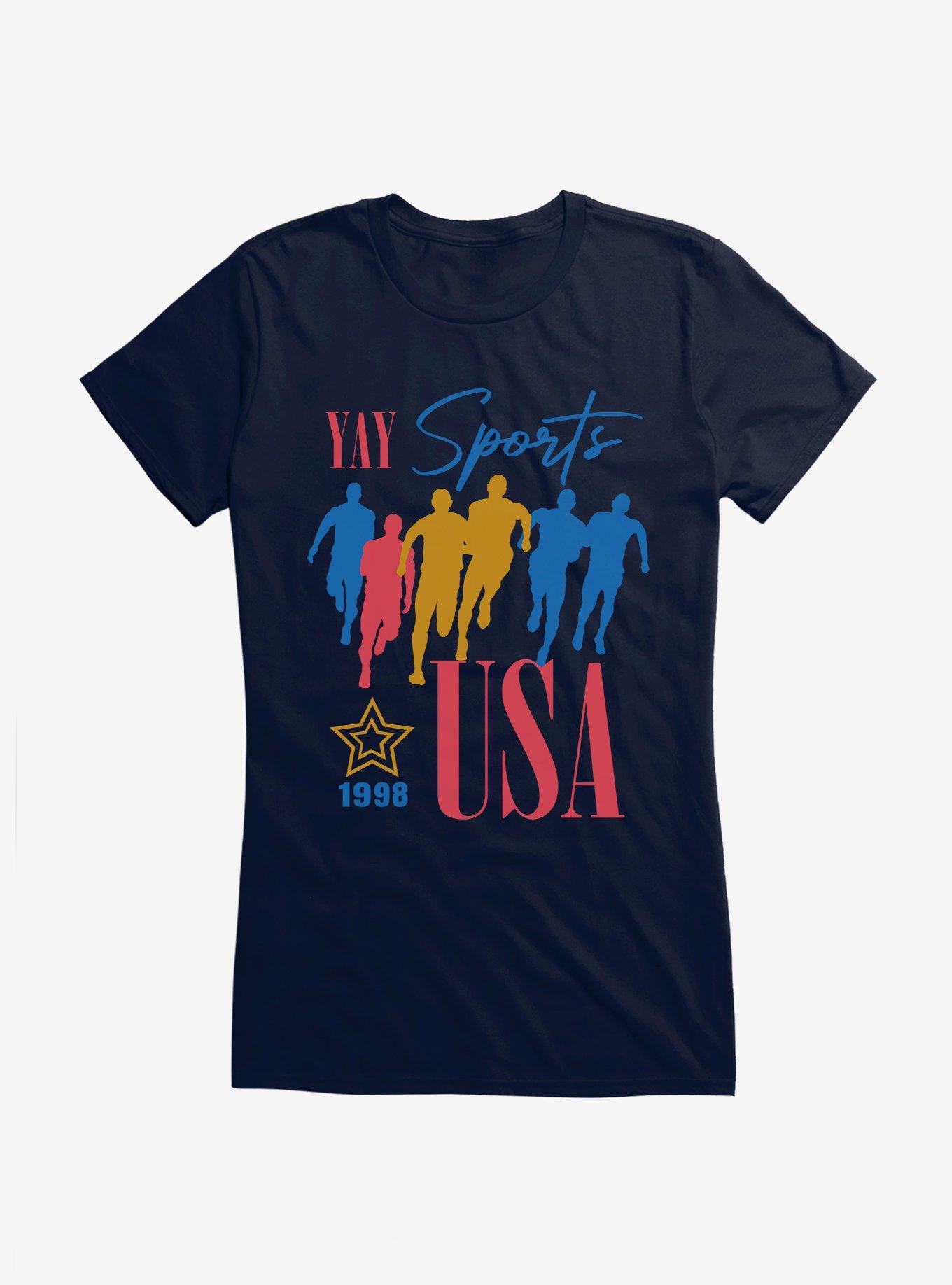 Olympic Sports USA 1998 Girls T-Shirt, NAVY, hi-res