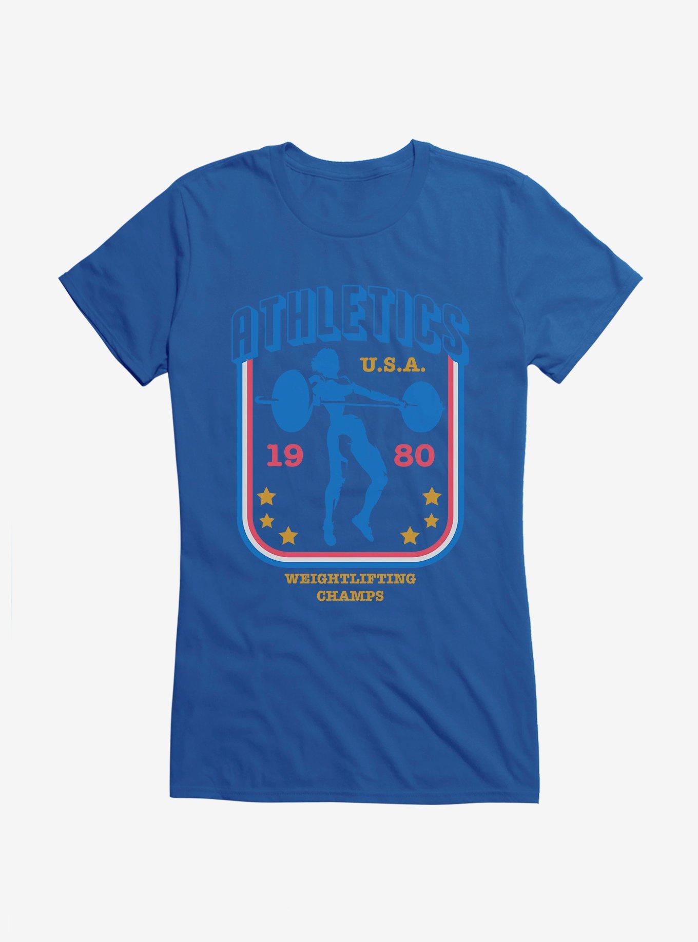 Olympic Weightlifting Champs 1980 USA Girls T-Shirt, , hi-res