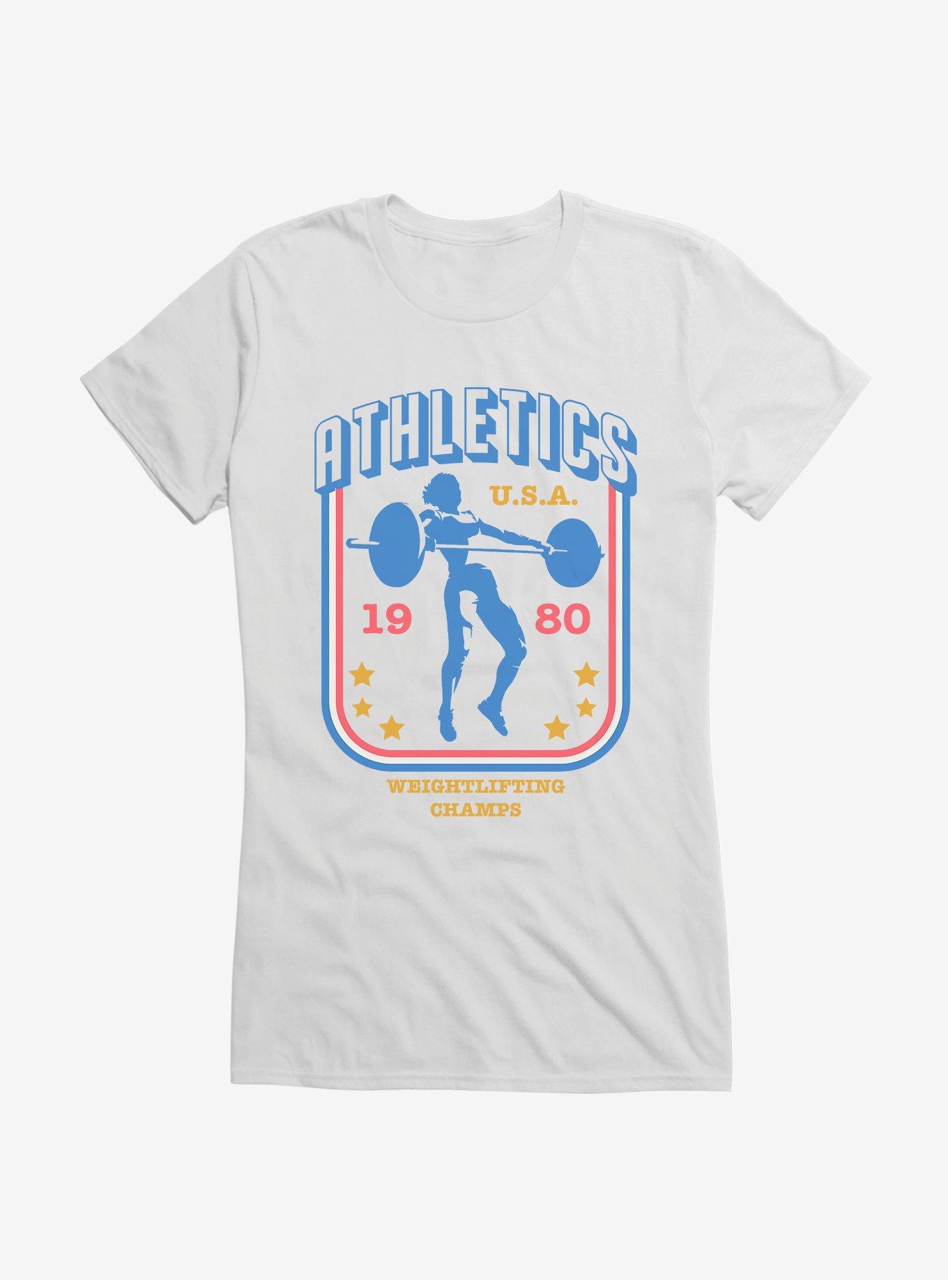 Olympic Weightlifting Champs 1980 USA Girls T-Shirt, , hi-res